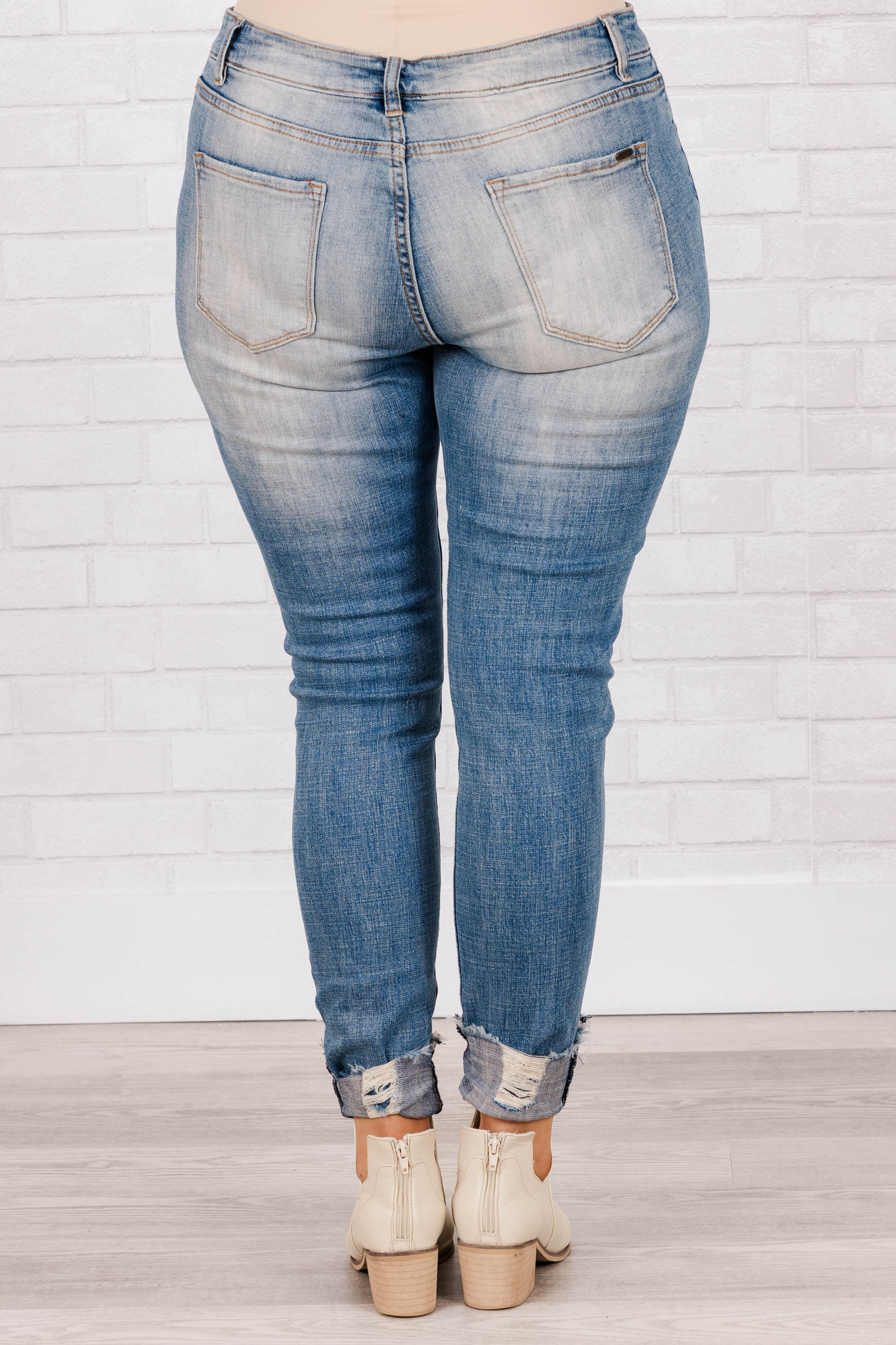 Sudden Moves Skinny Jeans, Medium Wash - Giverhouse