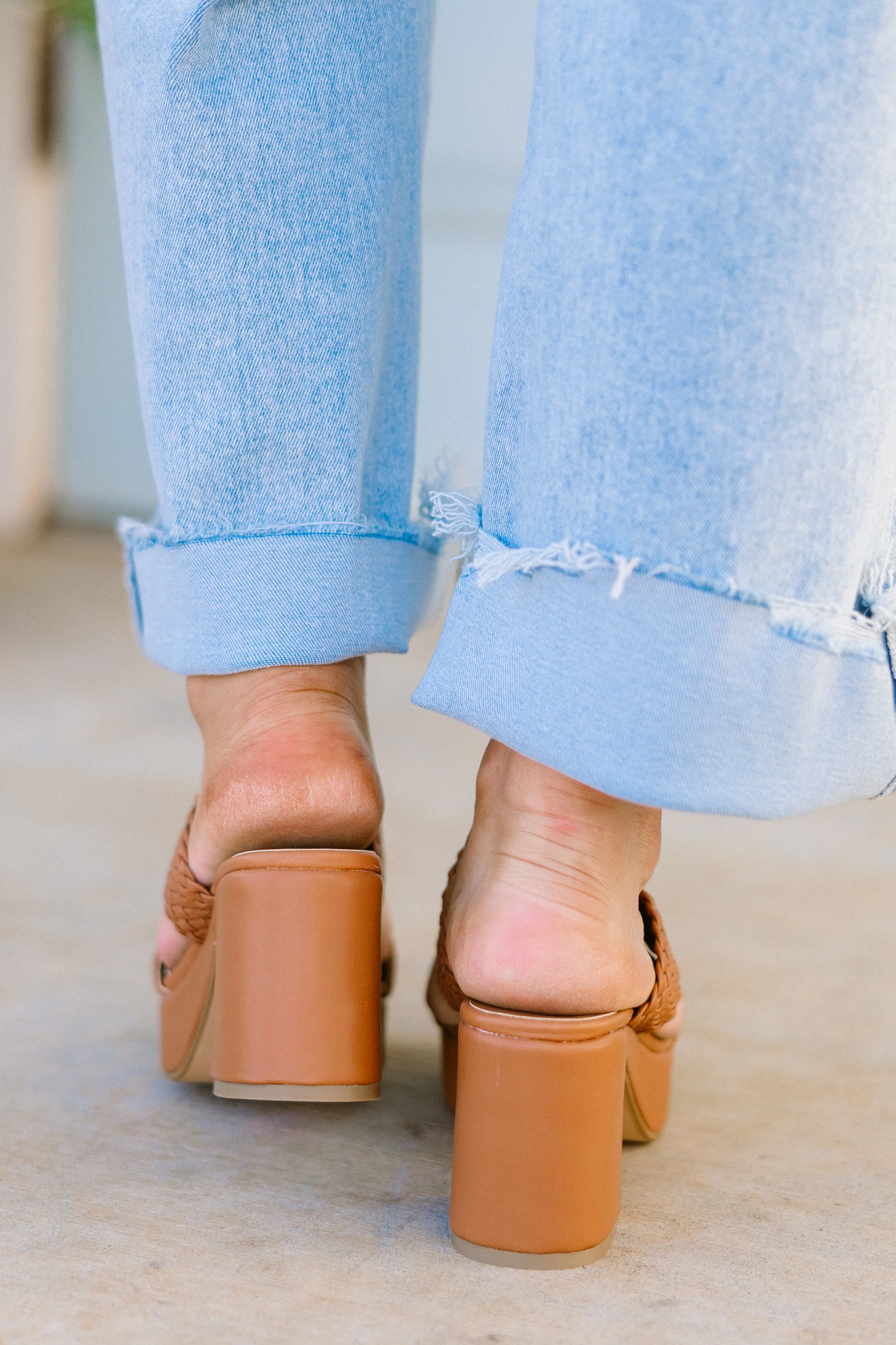 Everyone's Watching Heels, Cognac - Giverhouse