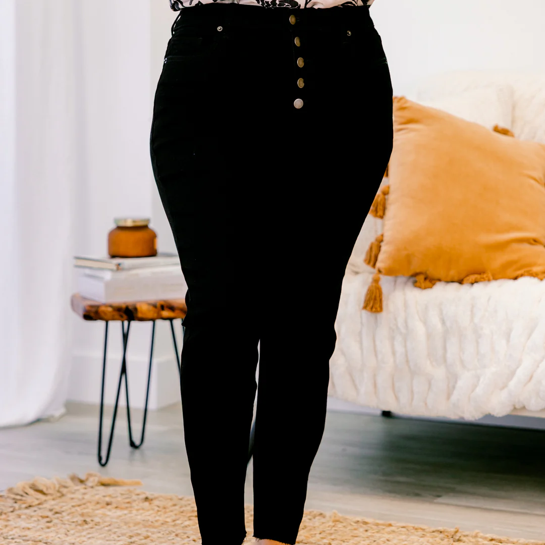 Romance Ready Jeans, Black - Giverhouse