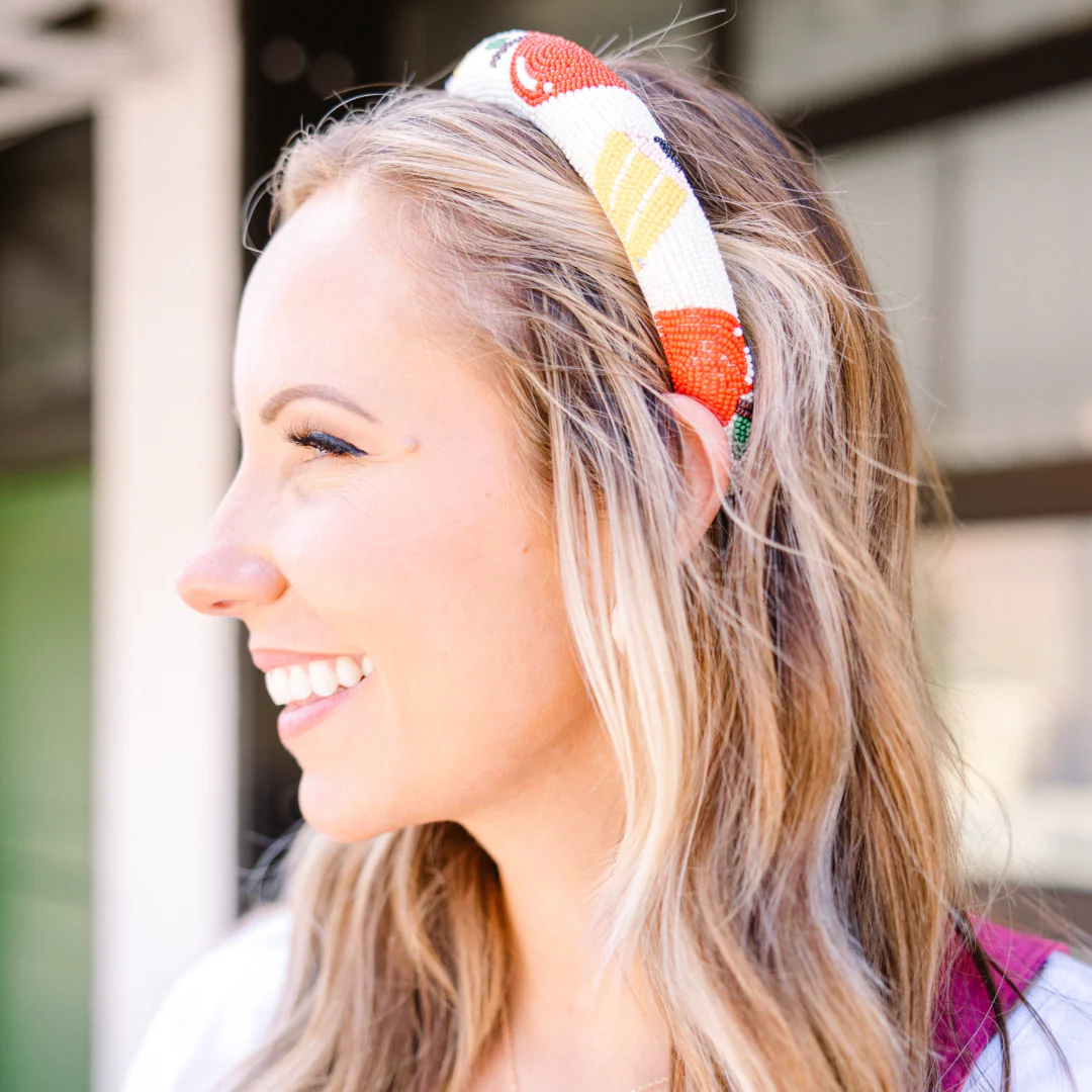 Meet Me At The Schoolhouse Headband, Ivory - Giverhouse
