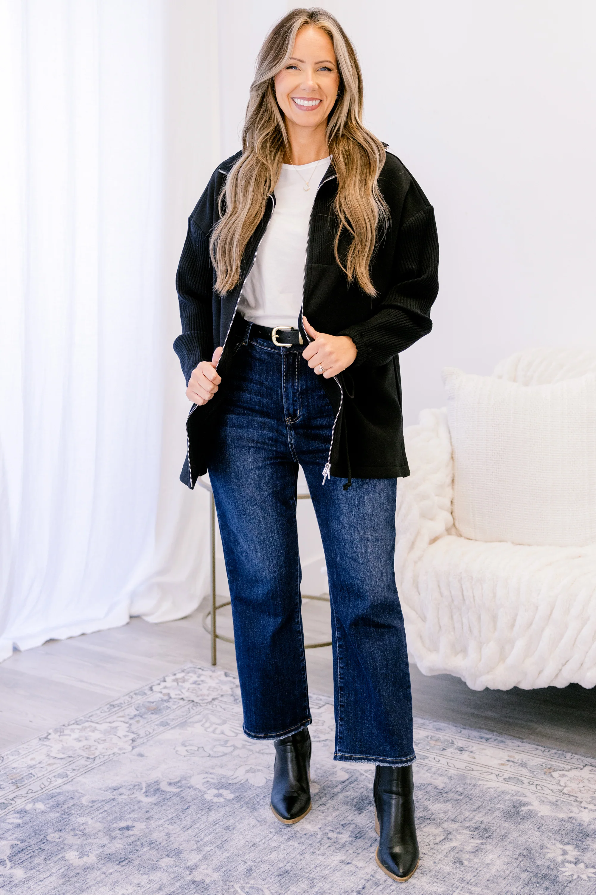 Gather Around The Fire Jacket, Black - Giverhouse