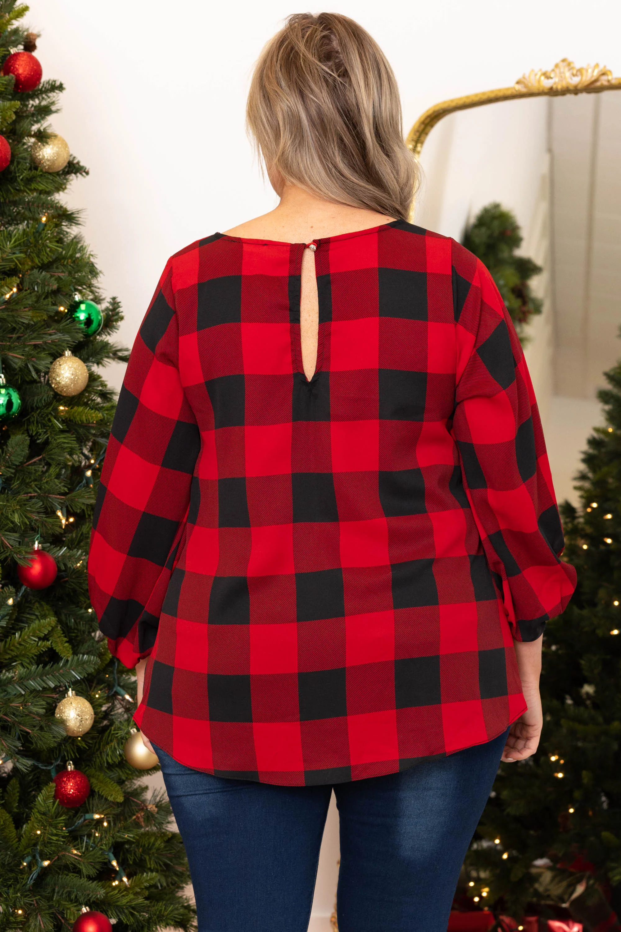 Patience My Love Blouse, Red - Giverhouse