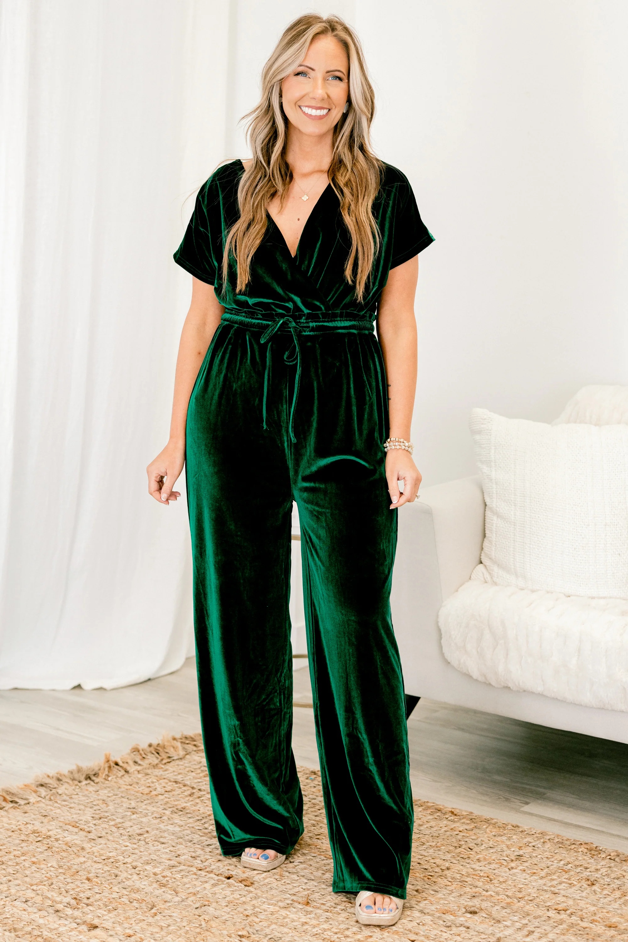 It Starts With You Jumpsuit, Green - Giverhouse