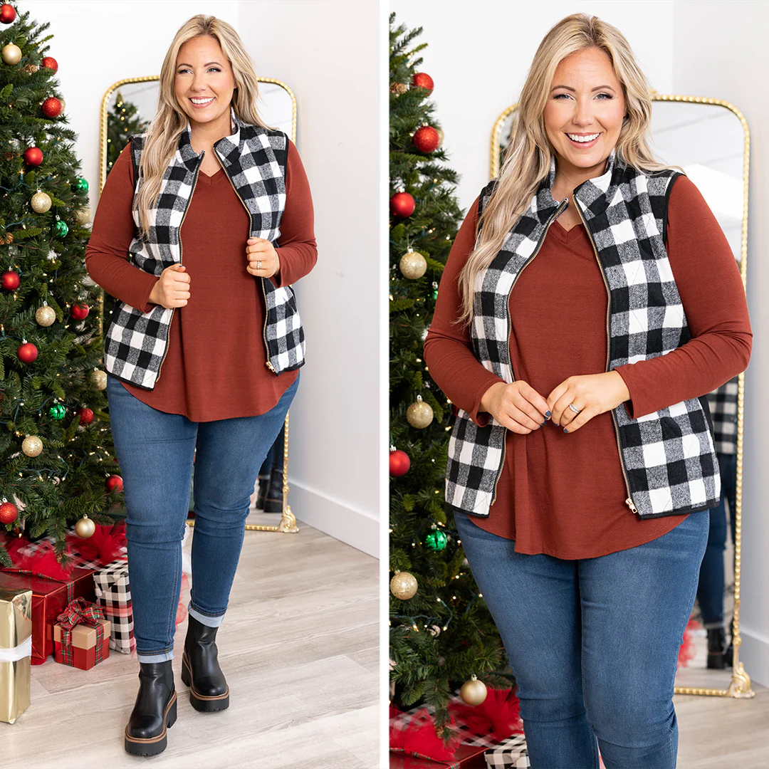 It's That Time Of Year Vest, Ivory Combo - Giverhouse