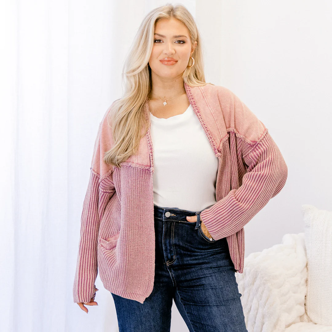 Times To Remember Cardigan, Wild Berry - Giverhouse