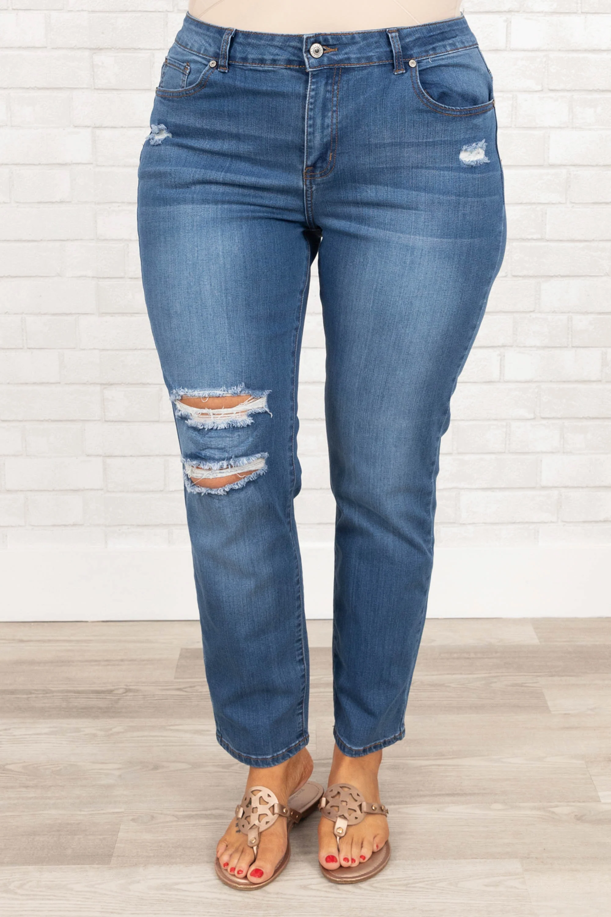 I Look Good Jeggings, Medium Wash - Giverhouse