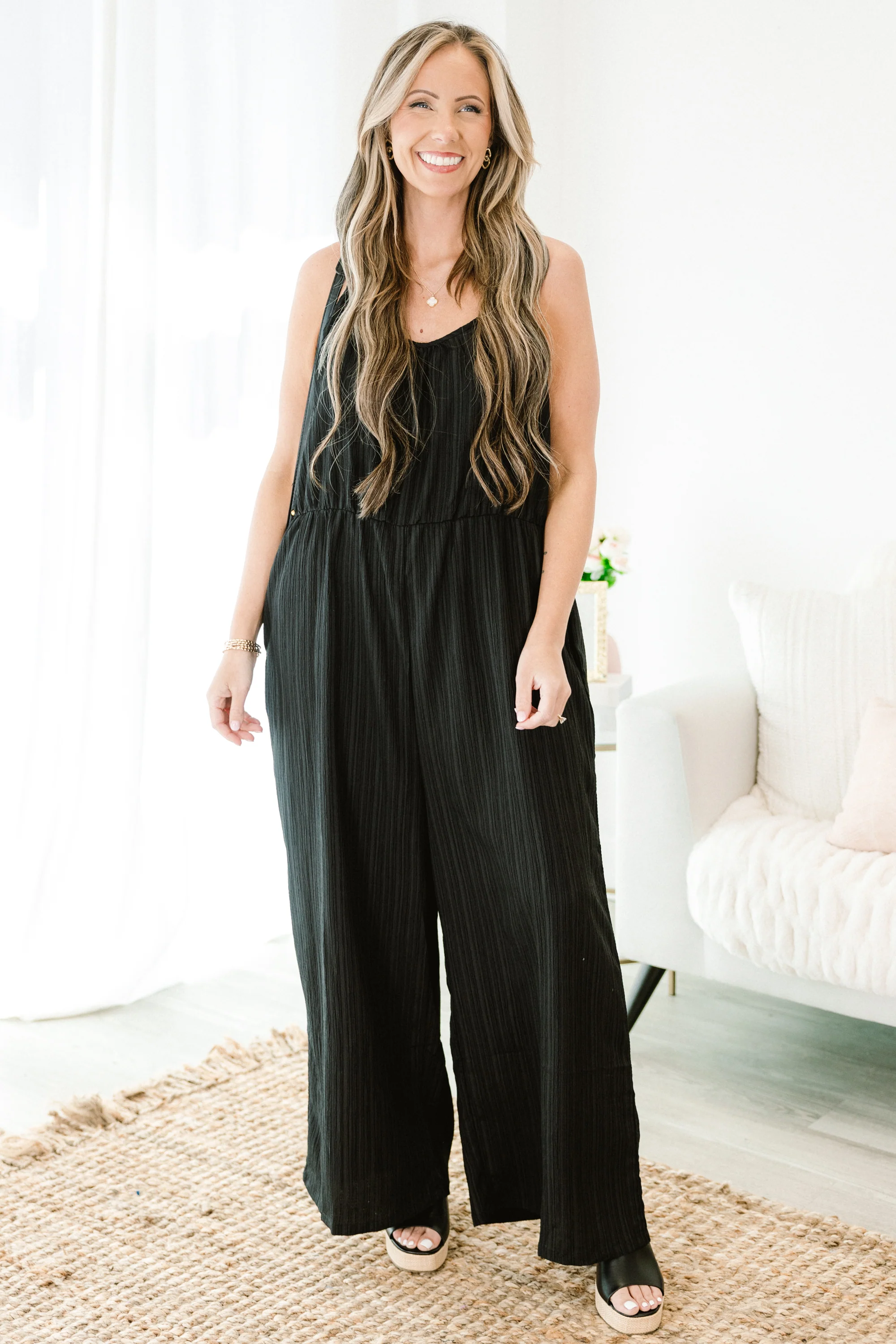 Try And Change My Mind Jumpsuit, Black - Giverhouse