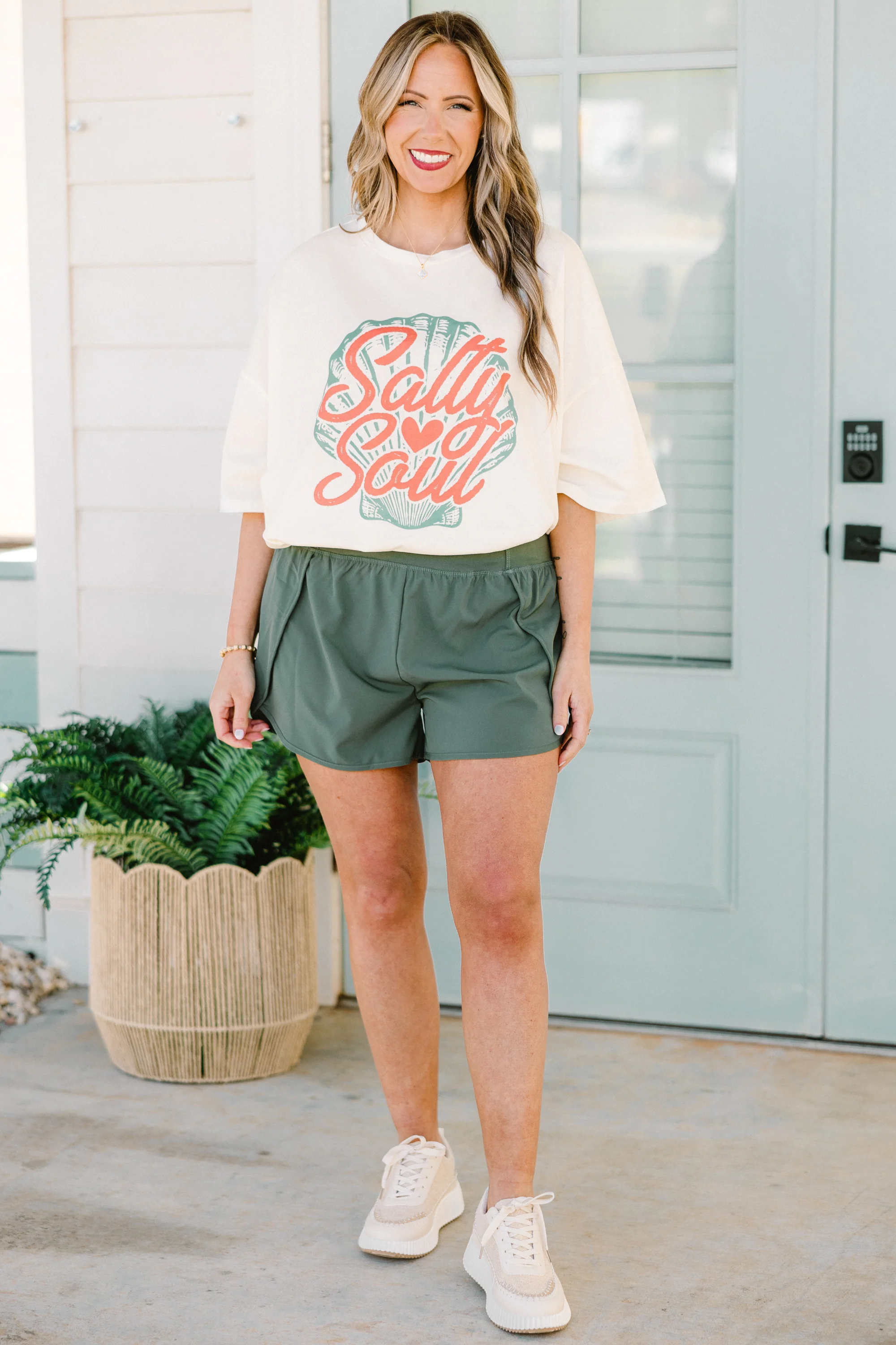 Sporty Chic Shorts, Ash Jade - Giverhouse