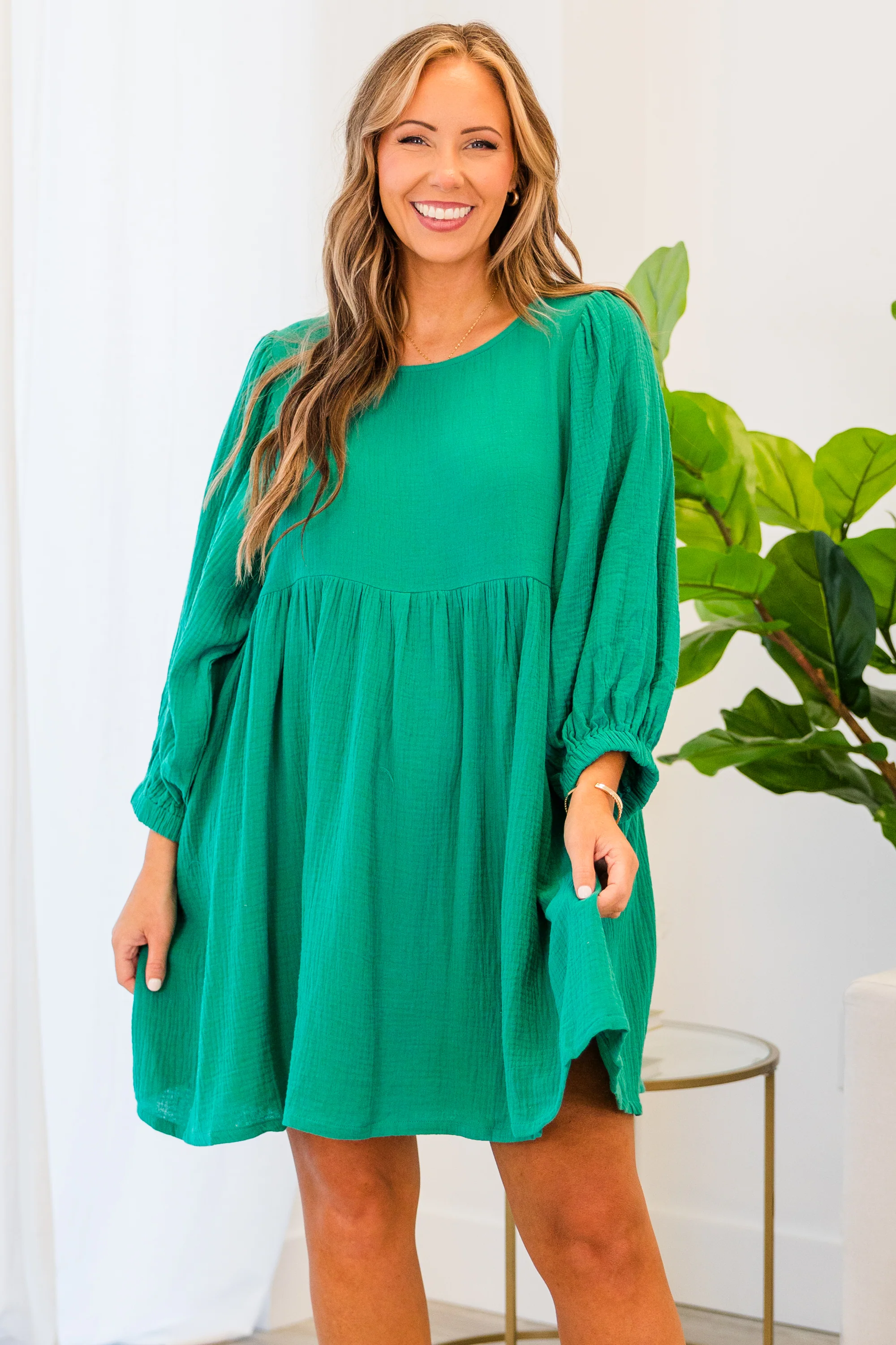 A Little Getaway Dress, Green - Giverhouse