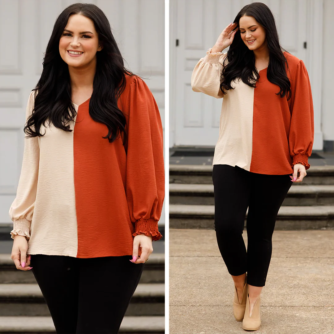 Love And Affection Top, Taupe - Giverhouse