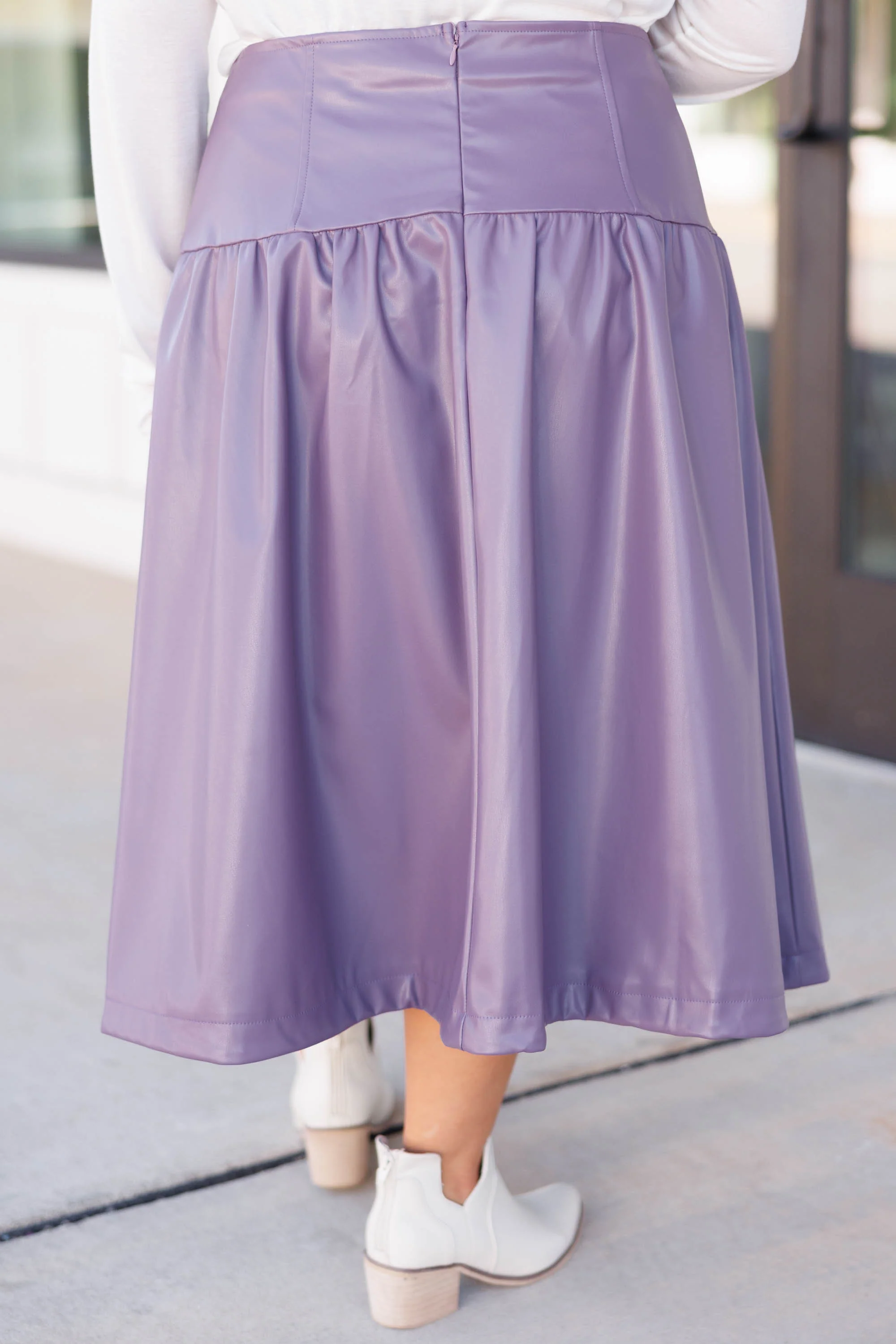 Come On Over Skirt, Purple - Giverhouse