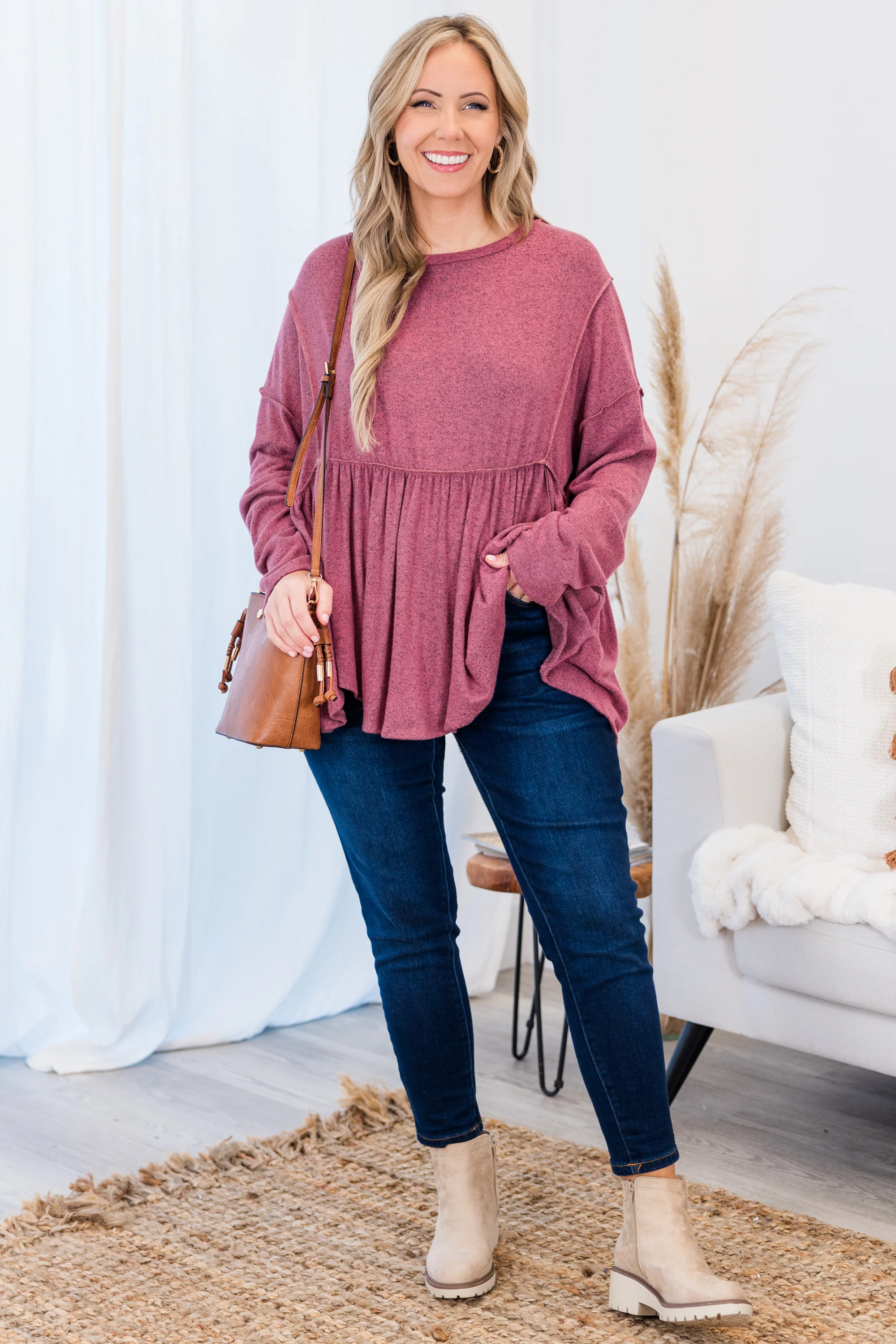 Picture That Top, Mauve - Giverhouse