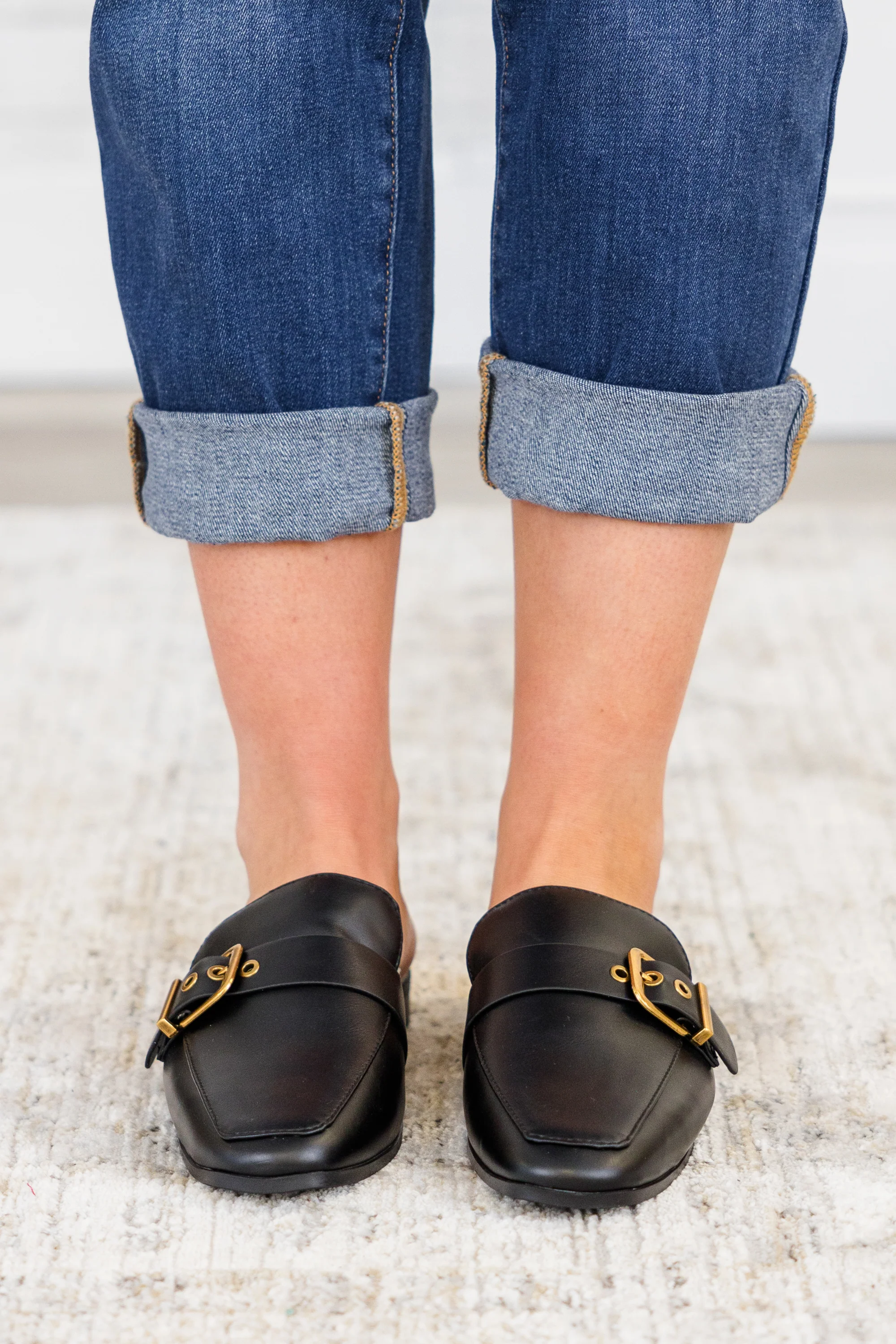 Glamour In Motion Mules, Black - Giverhouse