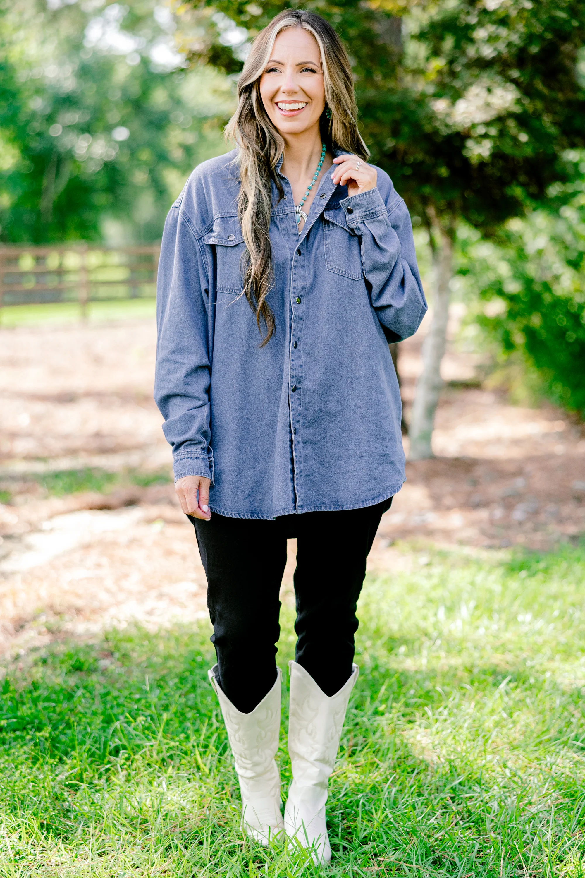 Wake Up Call Top, Blue - Giverhouse