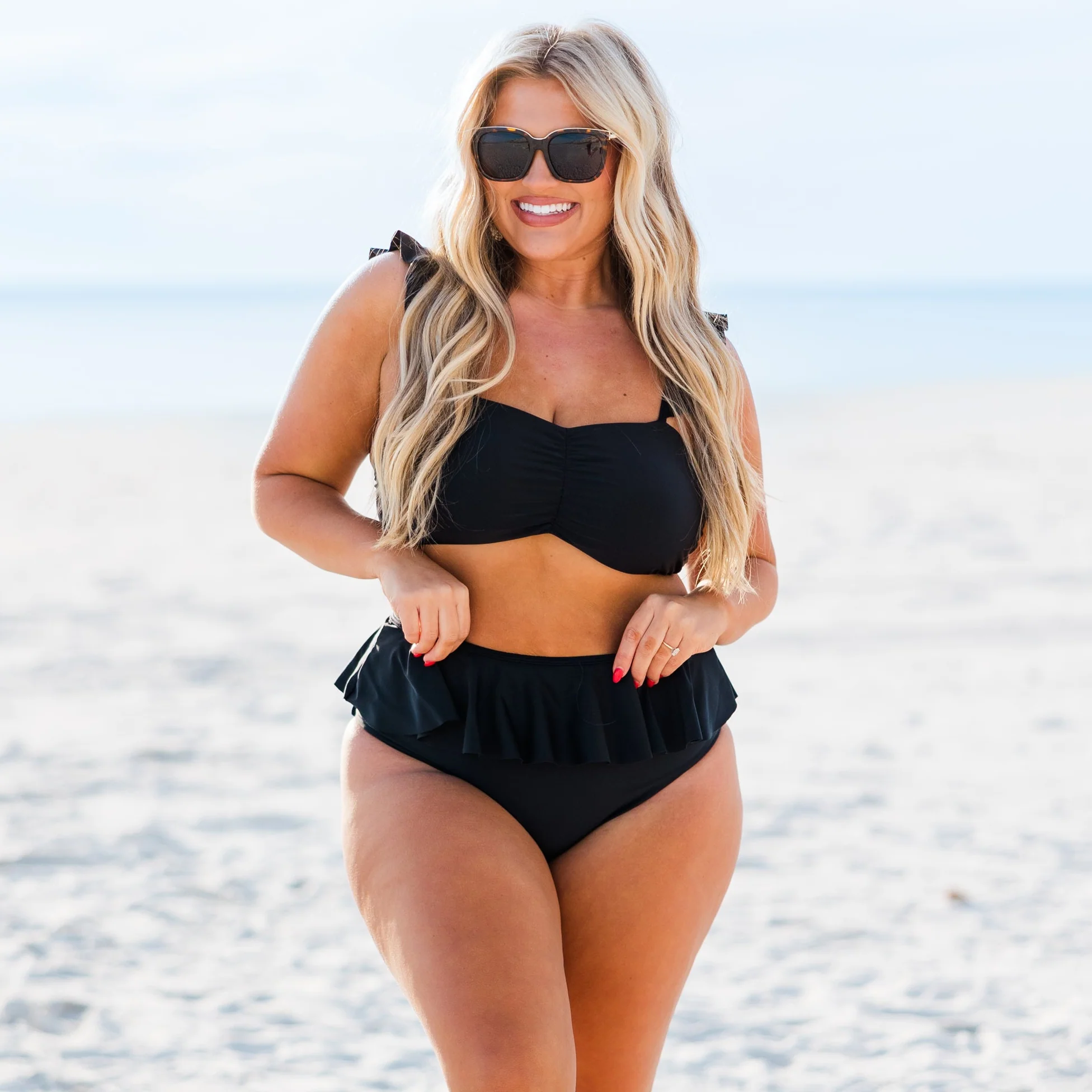 Sugar Sands Swim Bottom, Black - Giverhouse