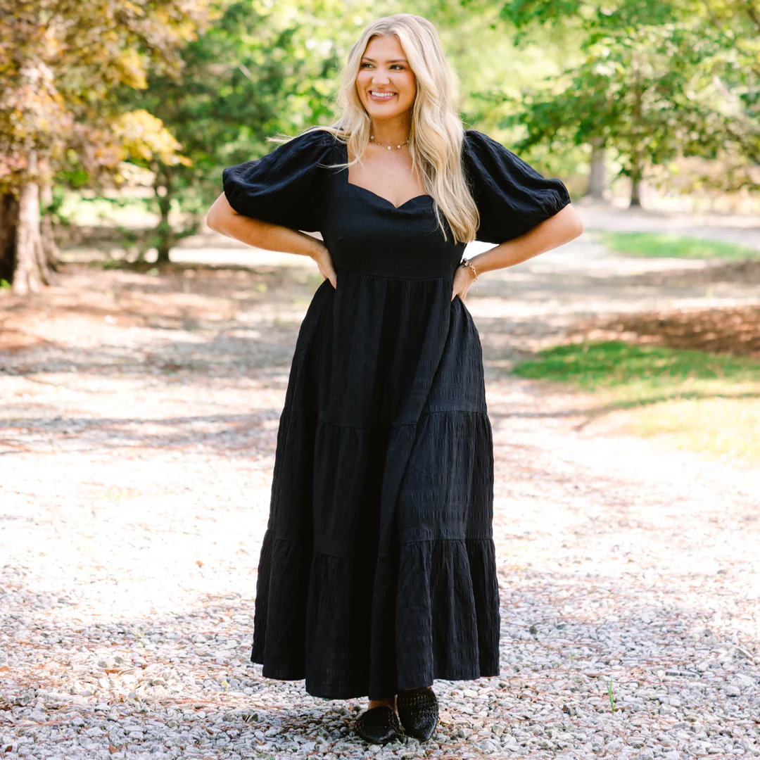 Let's Get Away Dress, Black - Giverhouse