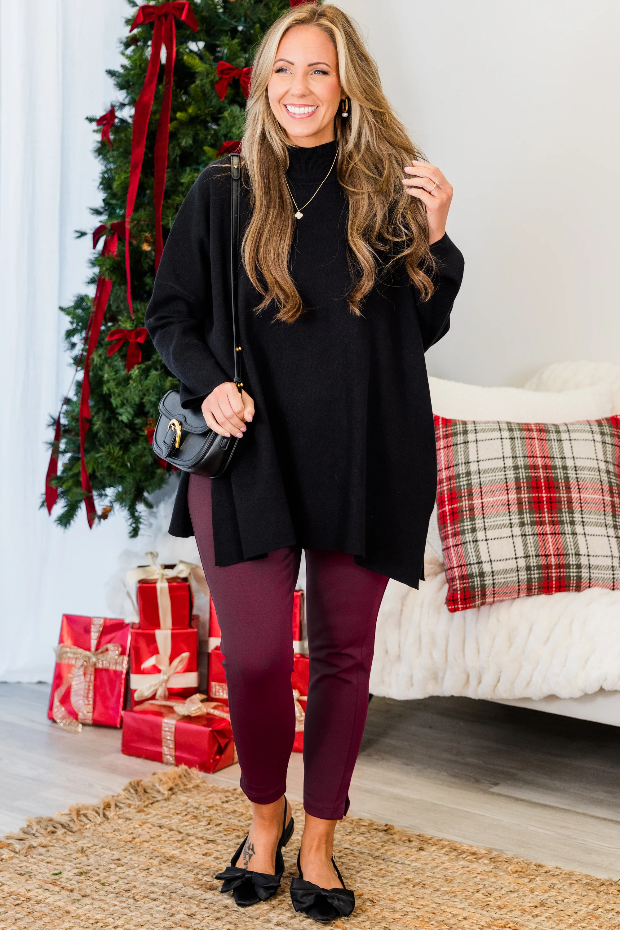 Strut Your Style Pants, Wine - Giverhouse