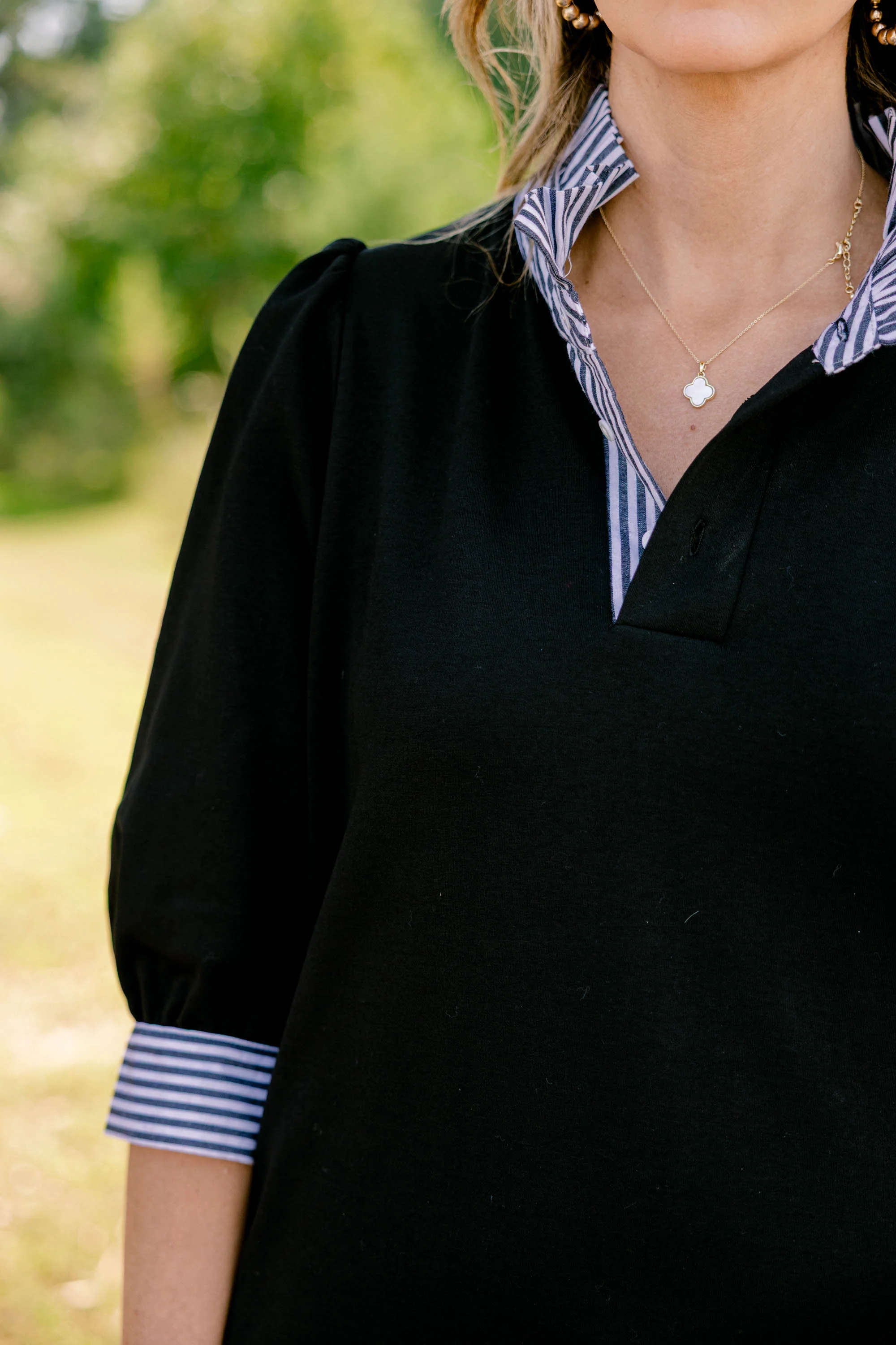 On Good Terms Dress, Black - Giverhouse