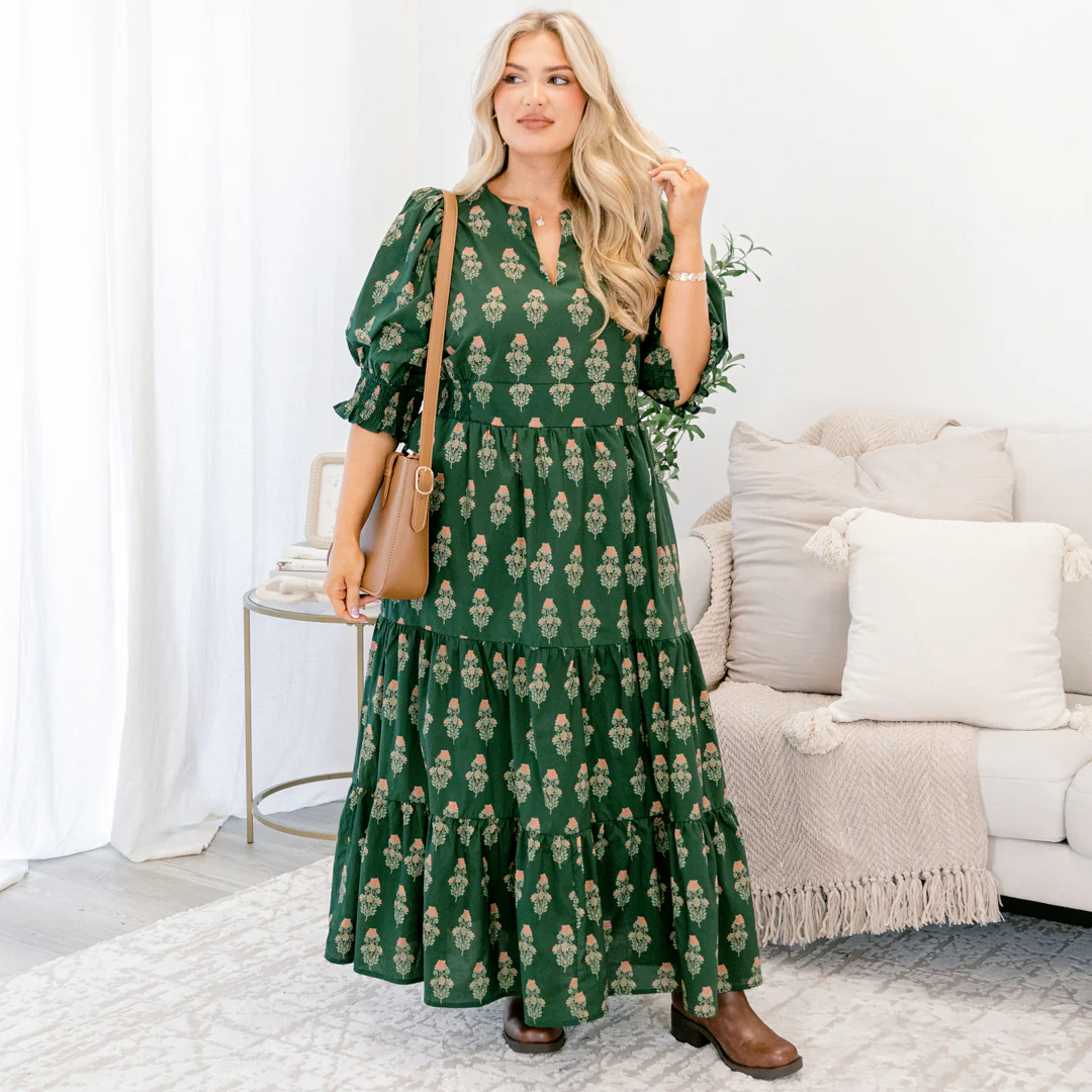 Days Of Dreaming Dress, Olive - Giverhouse