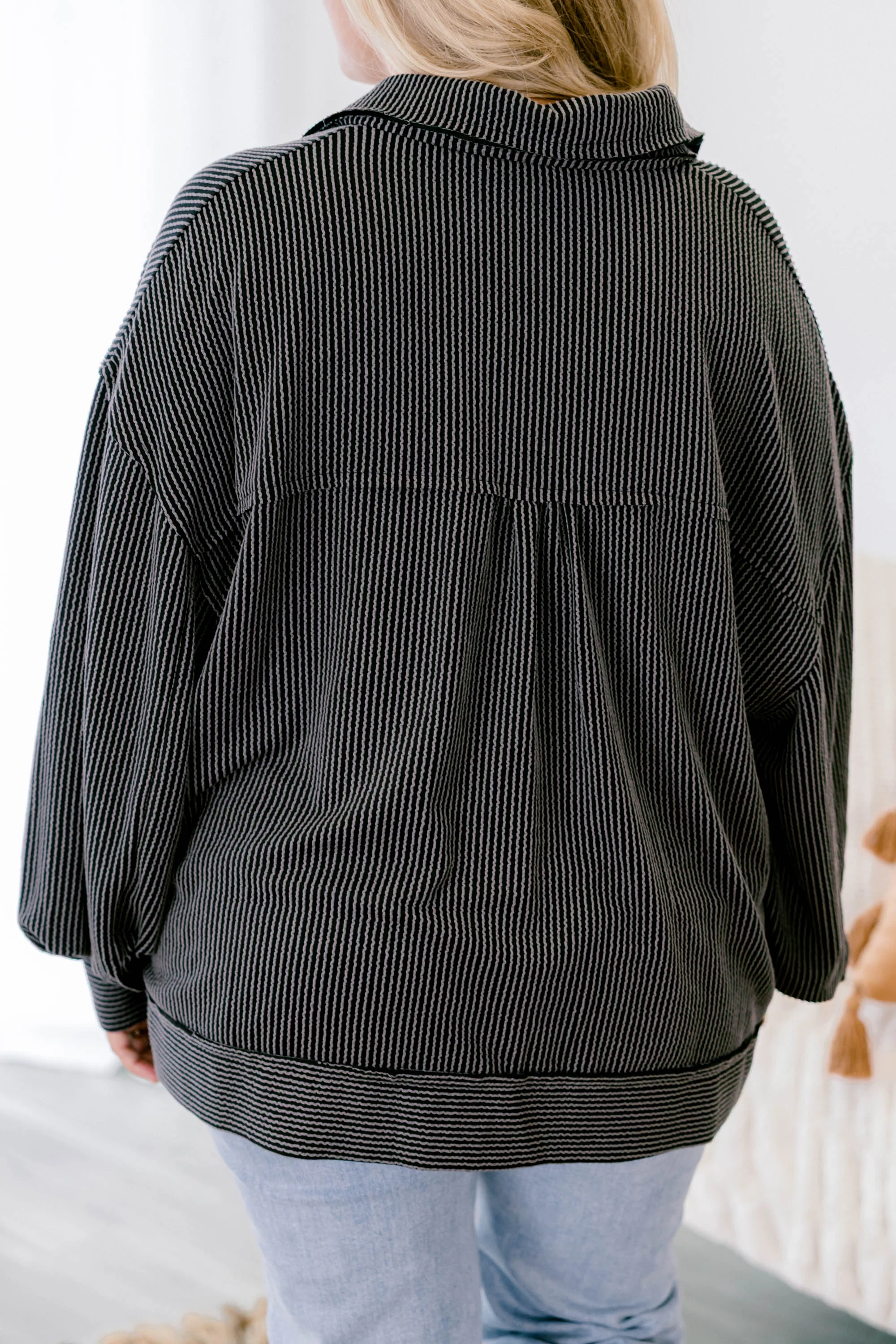 Let's Do Lunch Top, Black - Giverhouse