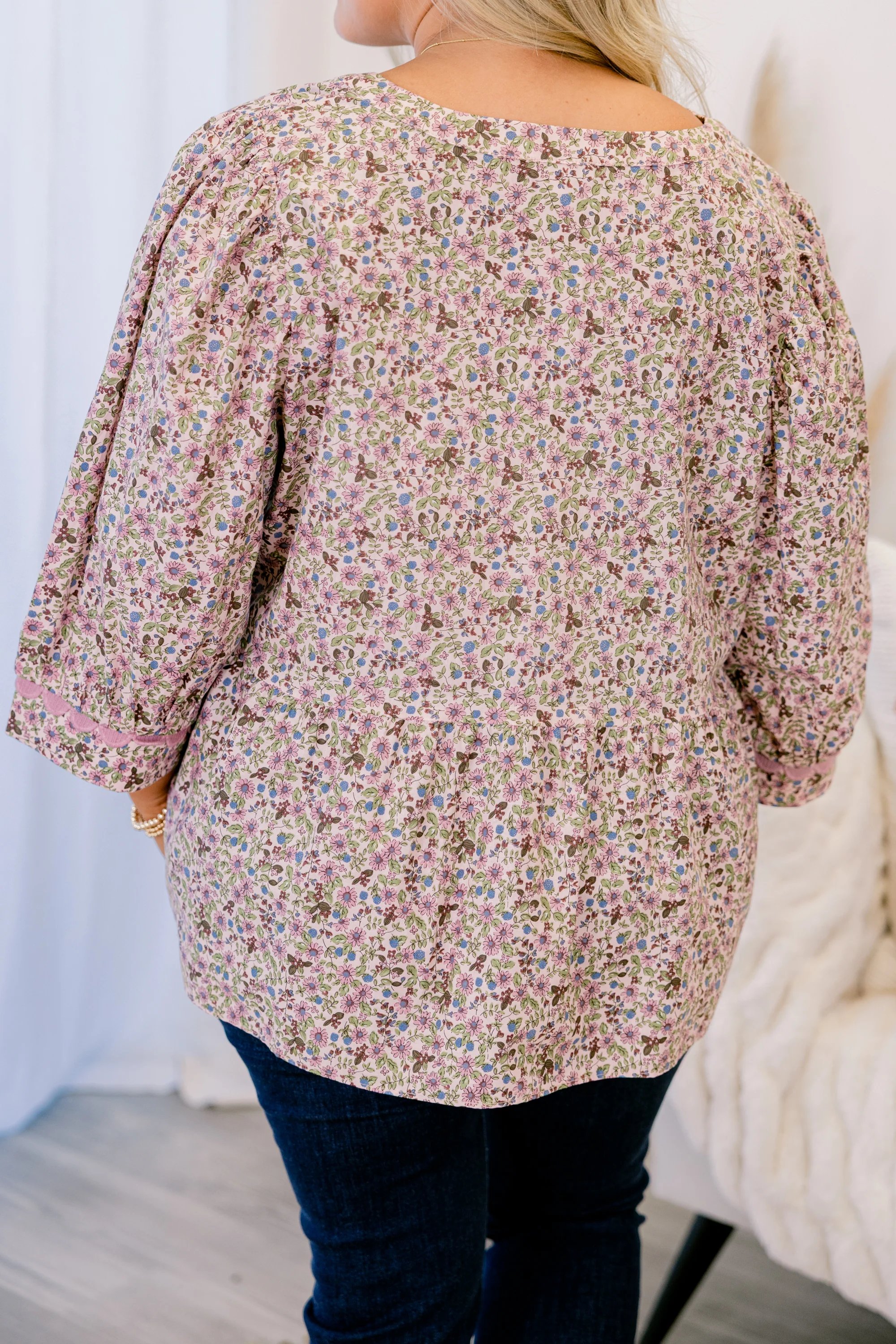 LaLa Land Love Top, Pink Floral - Giverhouse