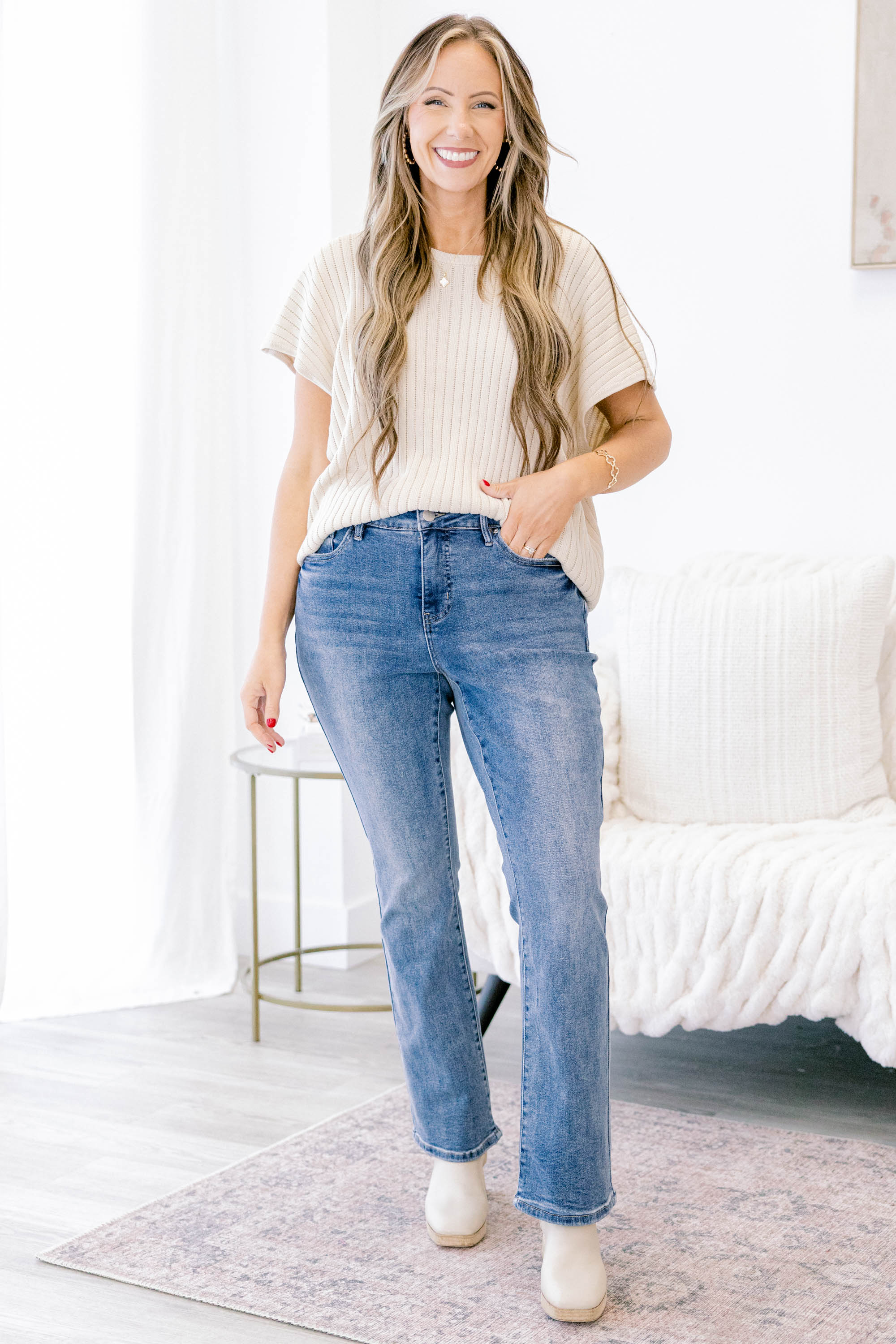 Here To Stay Jeans, Blue - Giverhouse