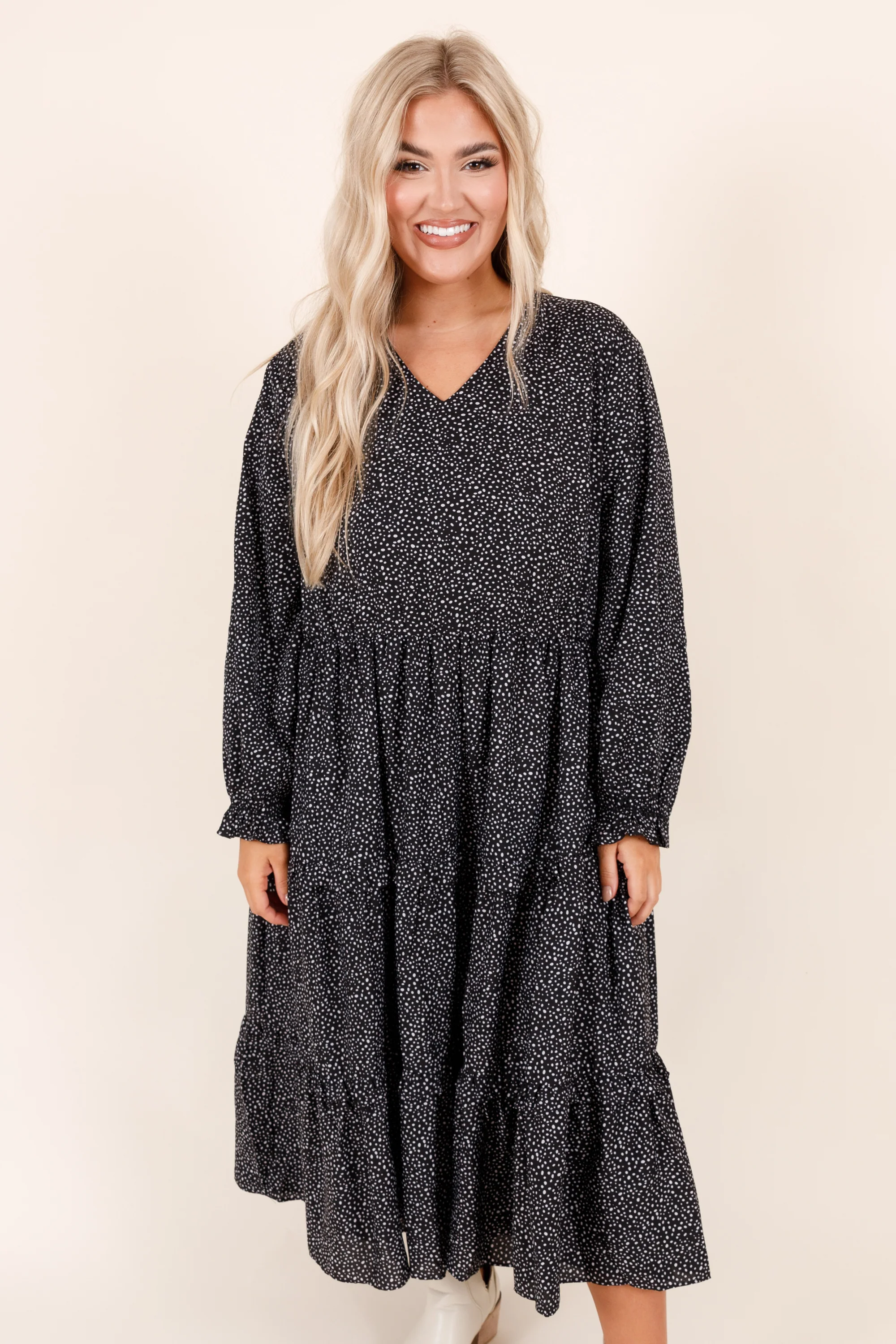 Always Running Errands Dress, Black - Giverhouse