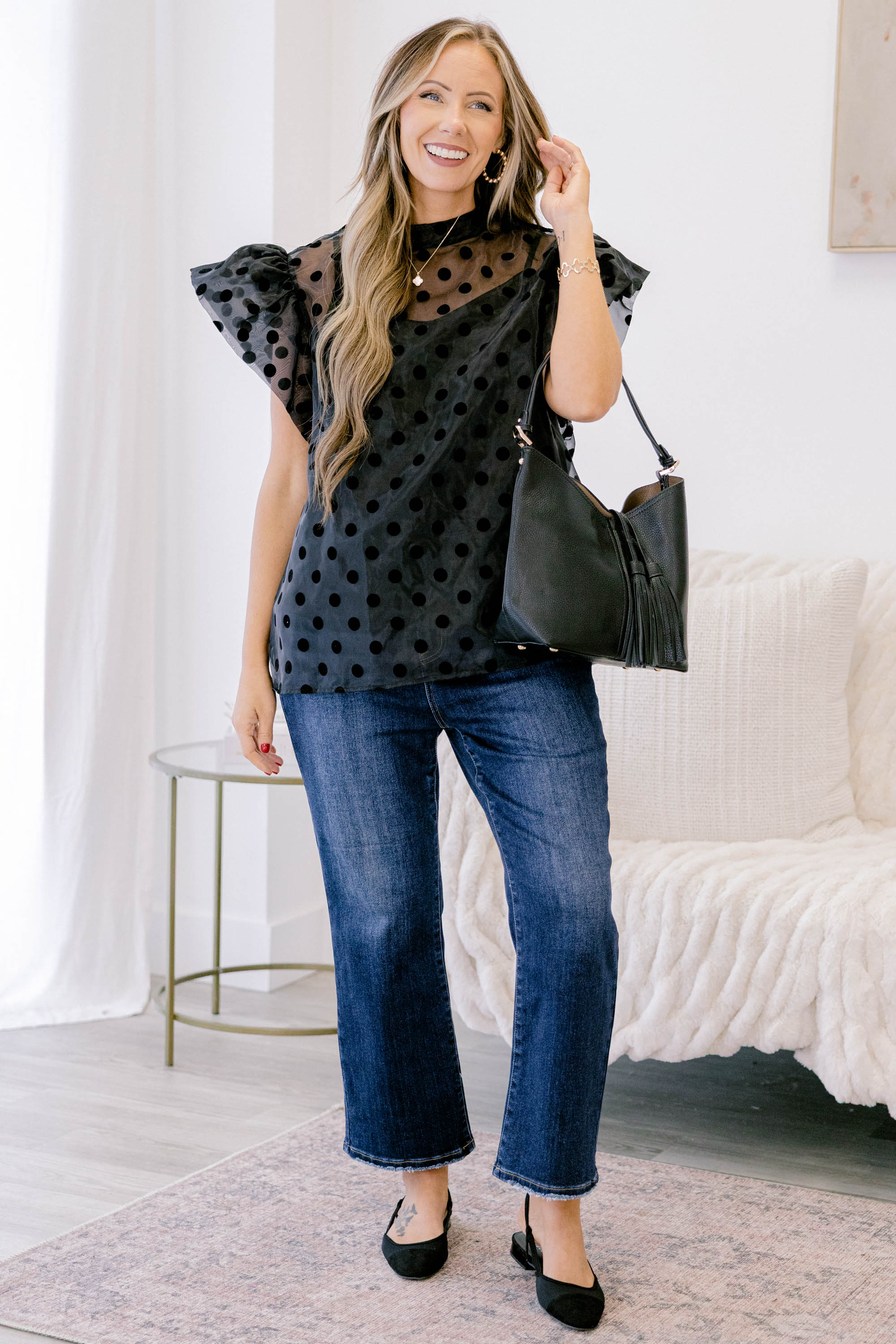 Lost In The World Blouse, Black - Giverhouse