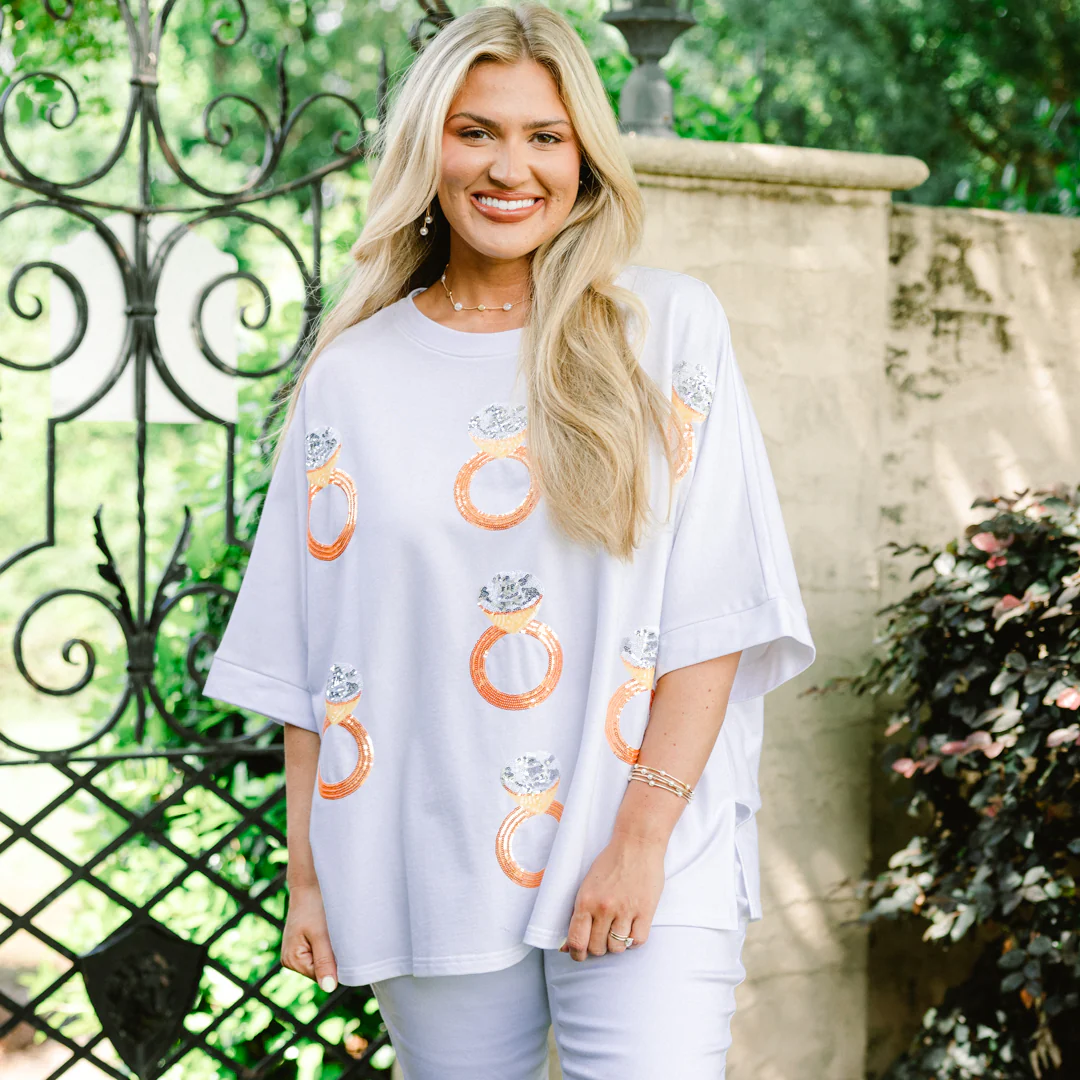 By Chance Top, White Ring - Giverhouse