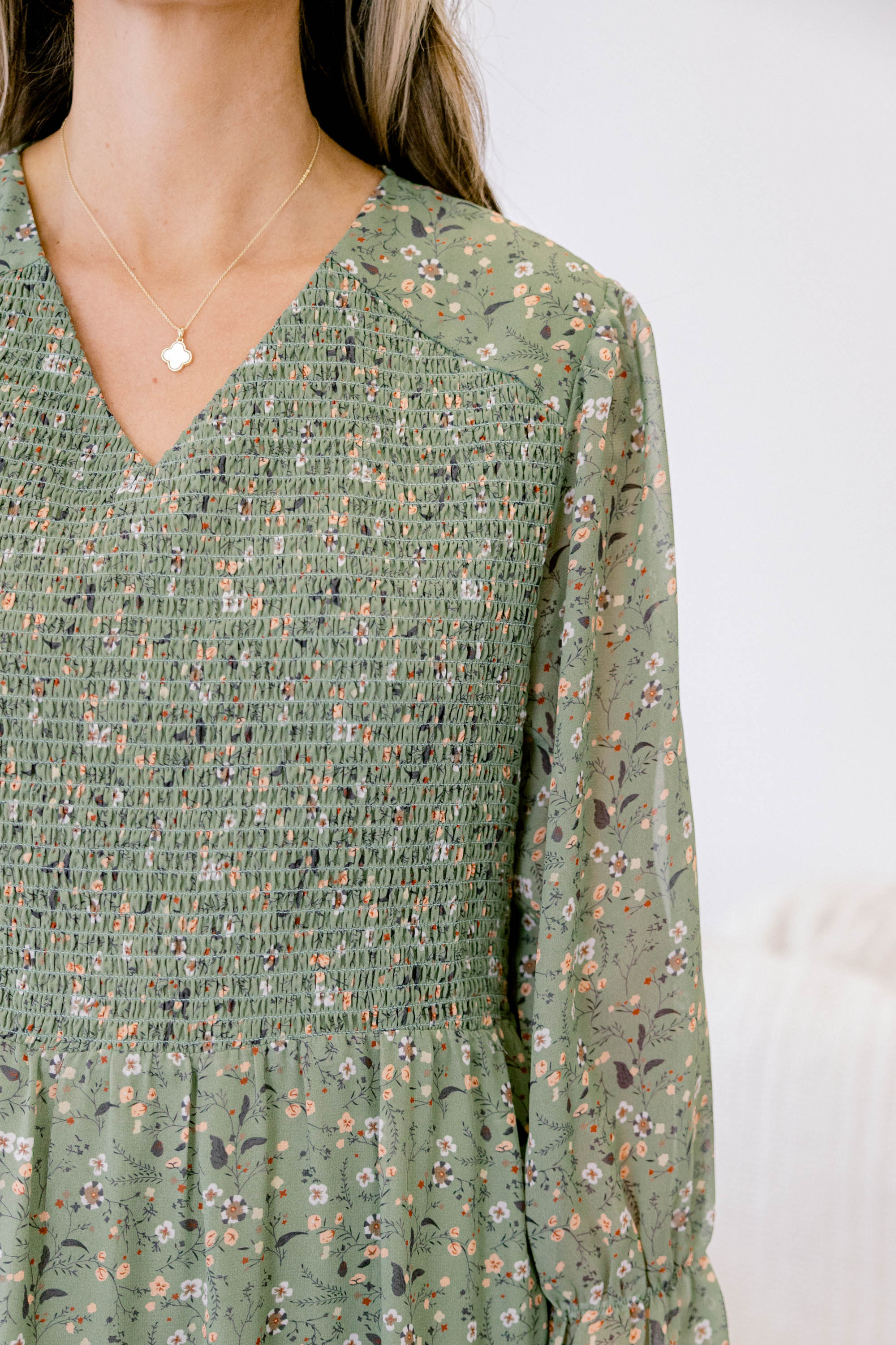 Montana Mornings Dress, Mint Floral - Giverhouse