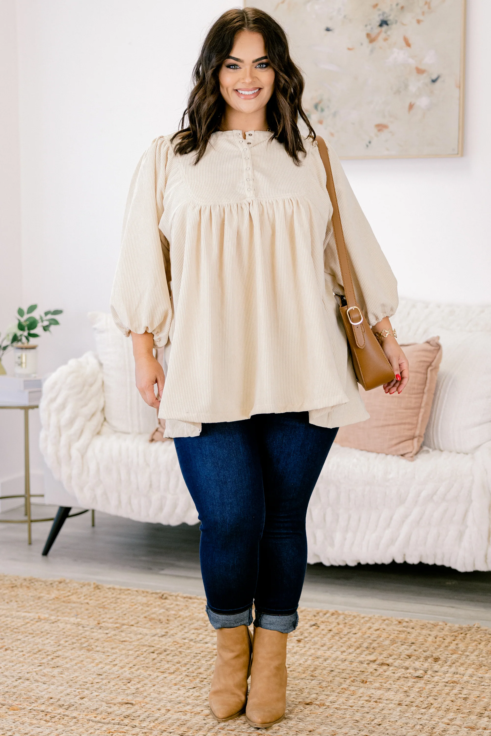 Summer Wave Tunic, Ivory - Giverhouse