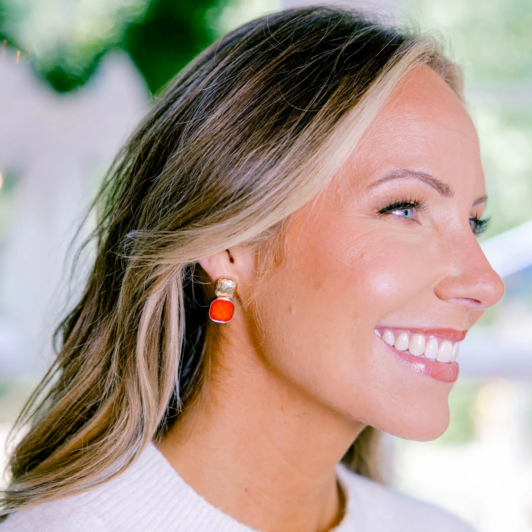 Keep It Jolly Earrings, Red - Giverhouse