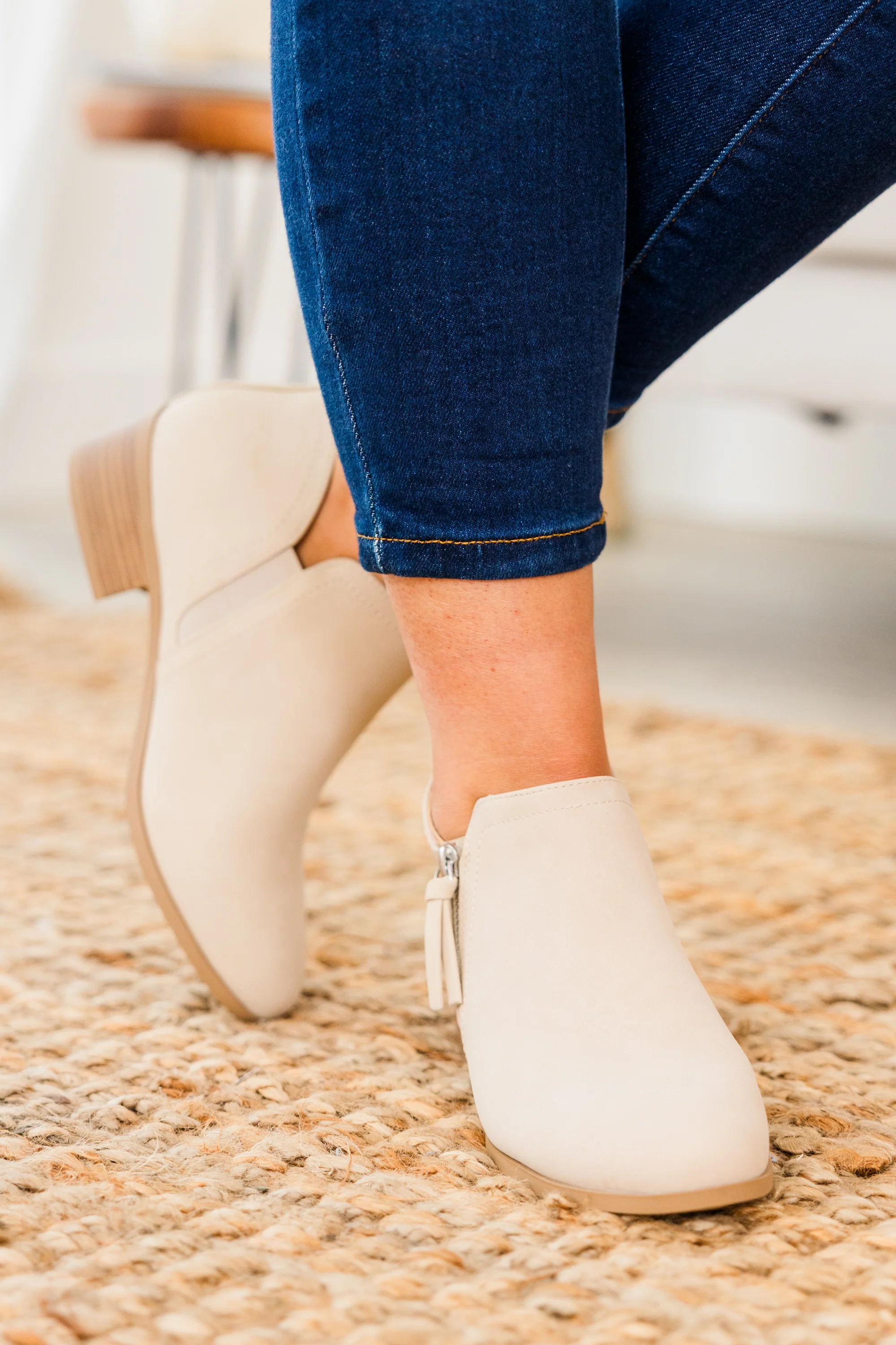 Wild Is The Wind Booties, Nude - Giverhouse