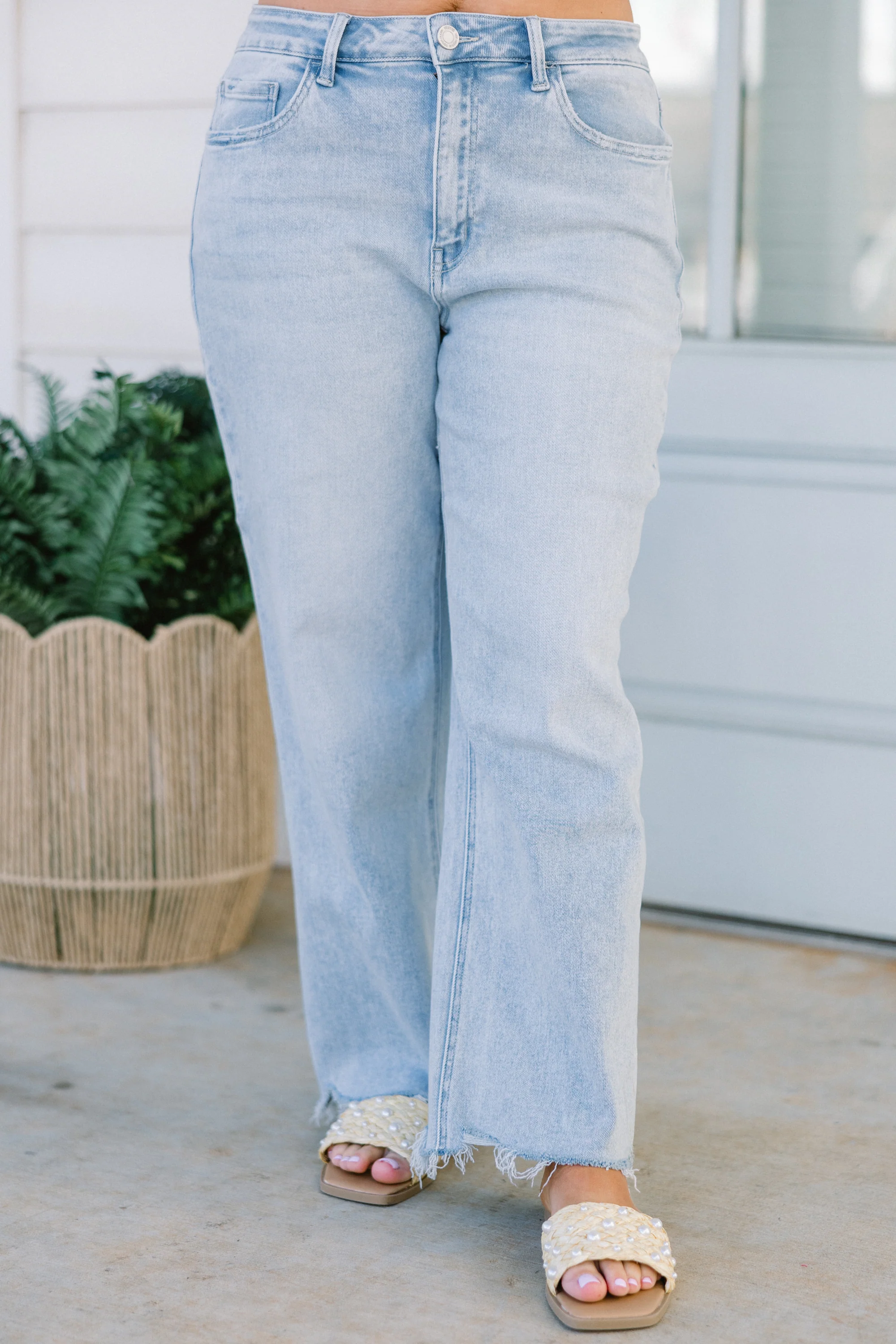 Hard At Work Jeans, Light Wash - Giverhouse