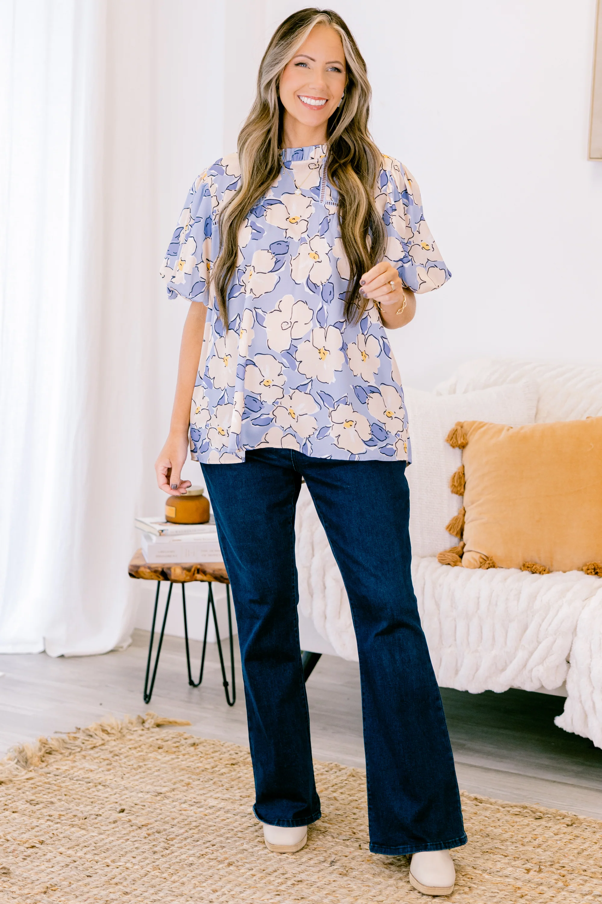 Focusing On Myself Top, Periwinkle - Giverhouse