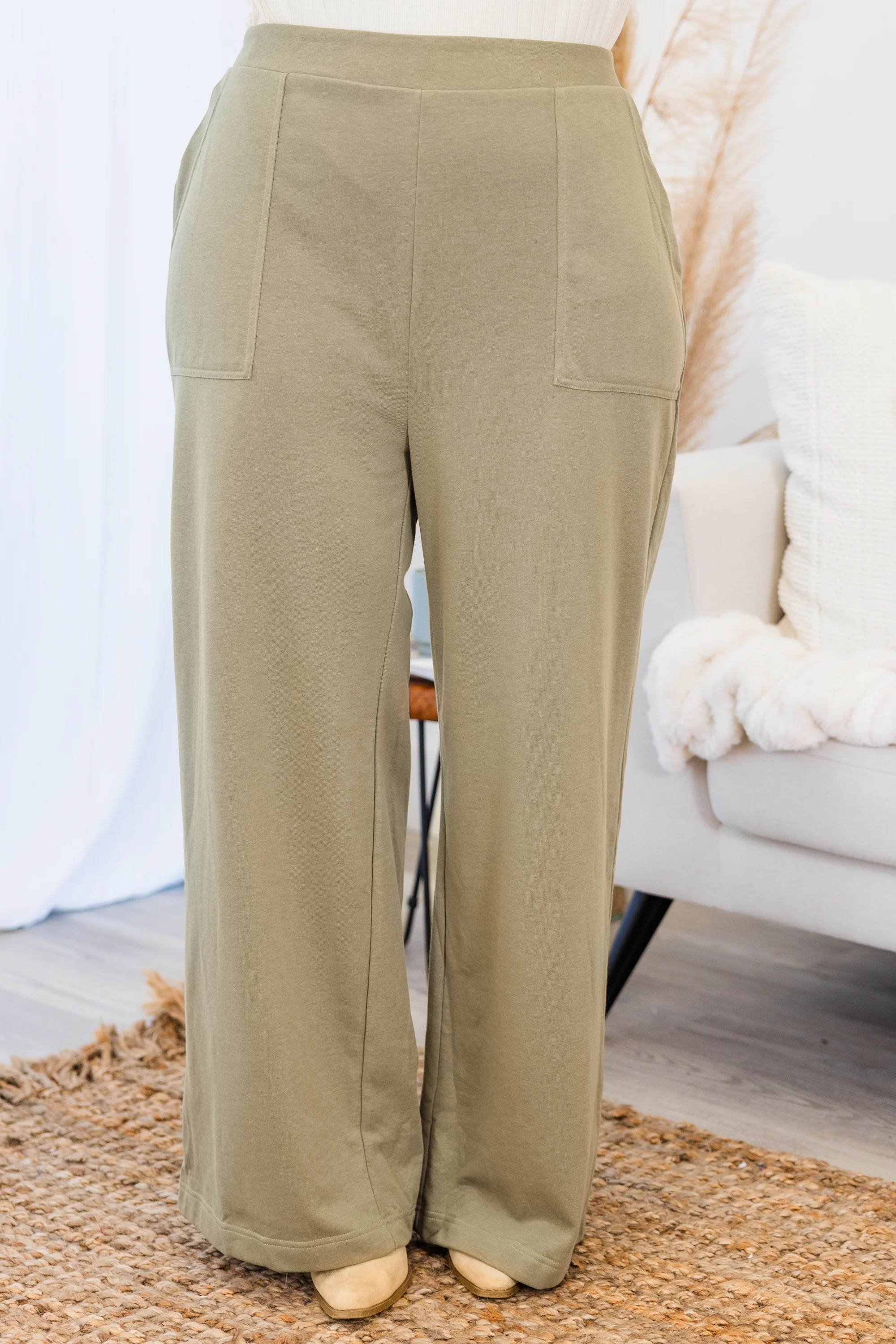 Two Steps Ahead Pants, Green - Giverhouse