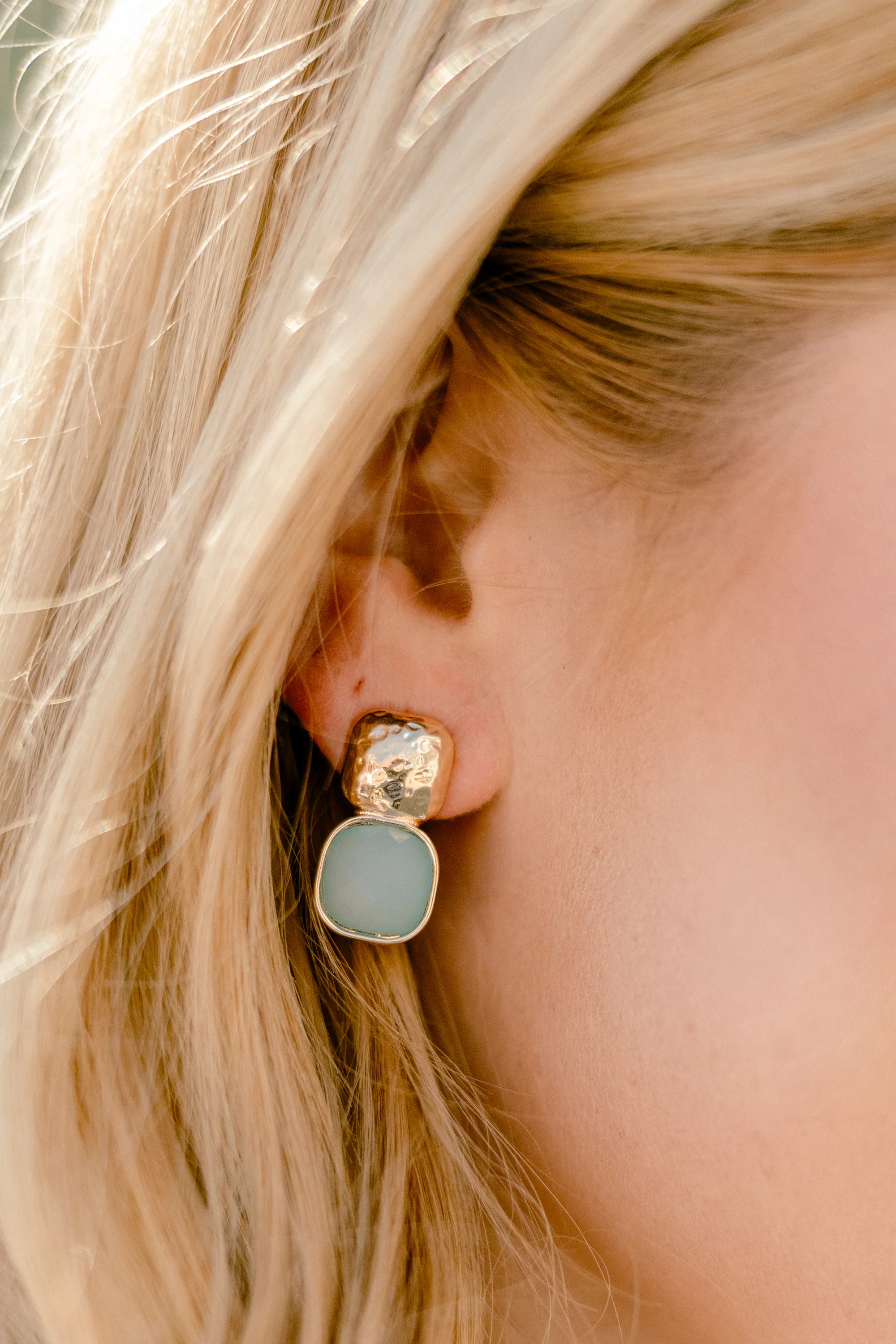 Sable Bloom Earrings, Blue - Giverhouse