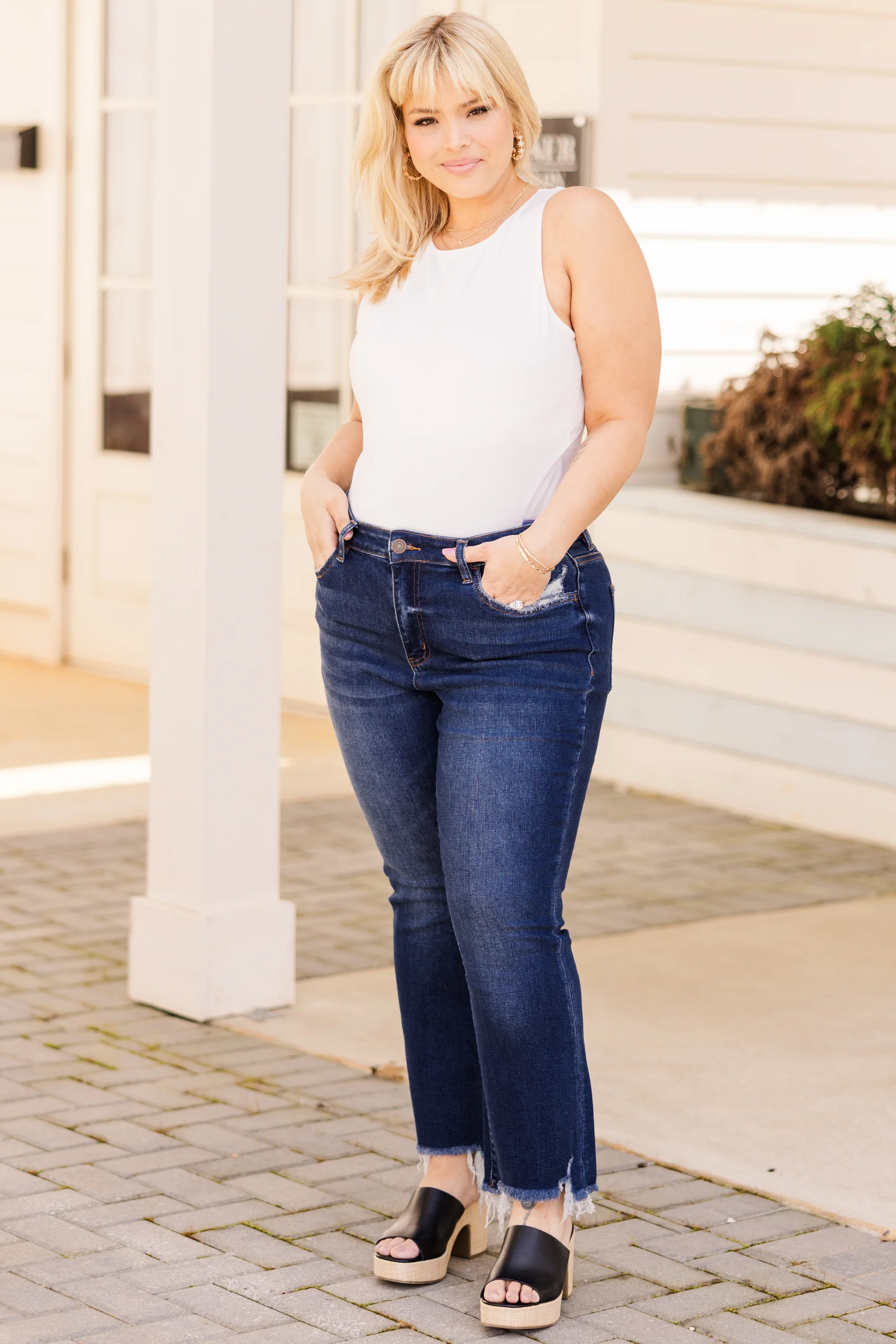 We Have Arrived Jeans, Dark Wash - Giverhouse