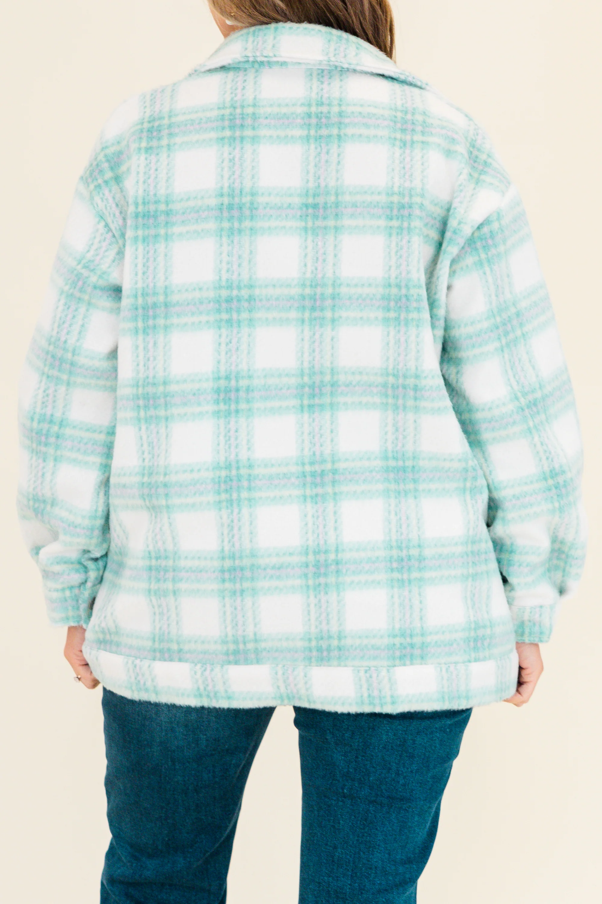 Many Directions Jacket, Teal - Giverhouse