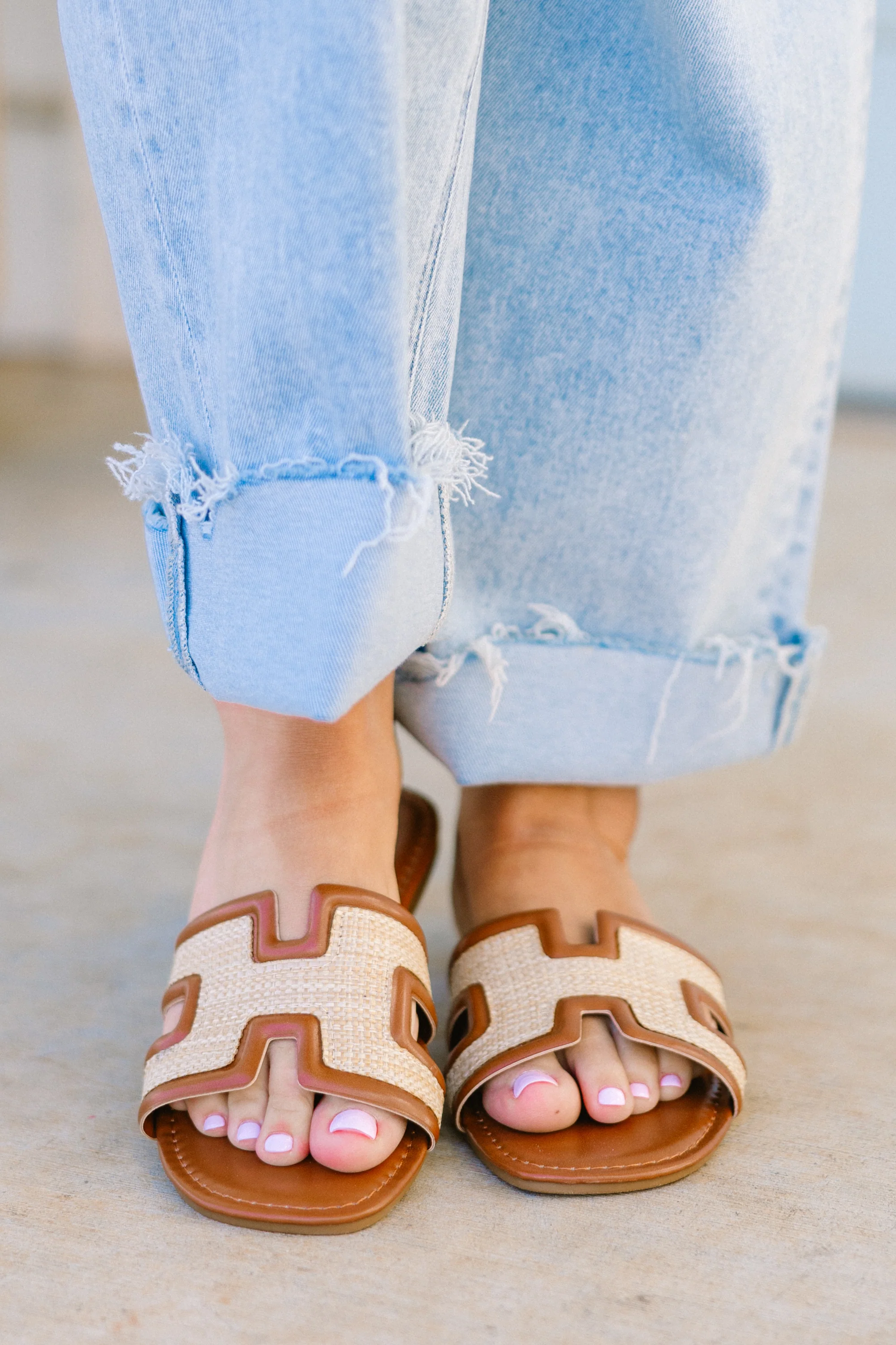 Reinvent Yourself Sandals, Brown - Giverhouse