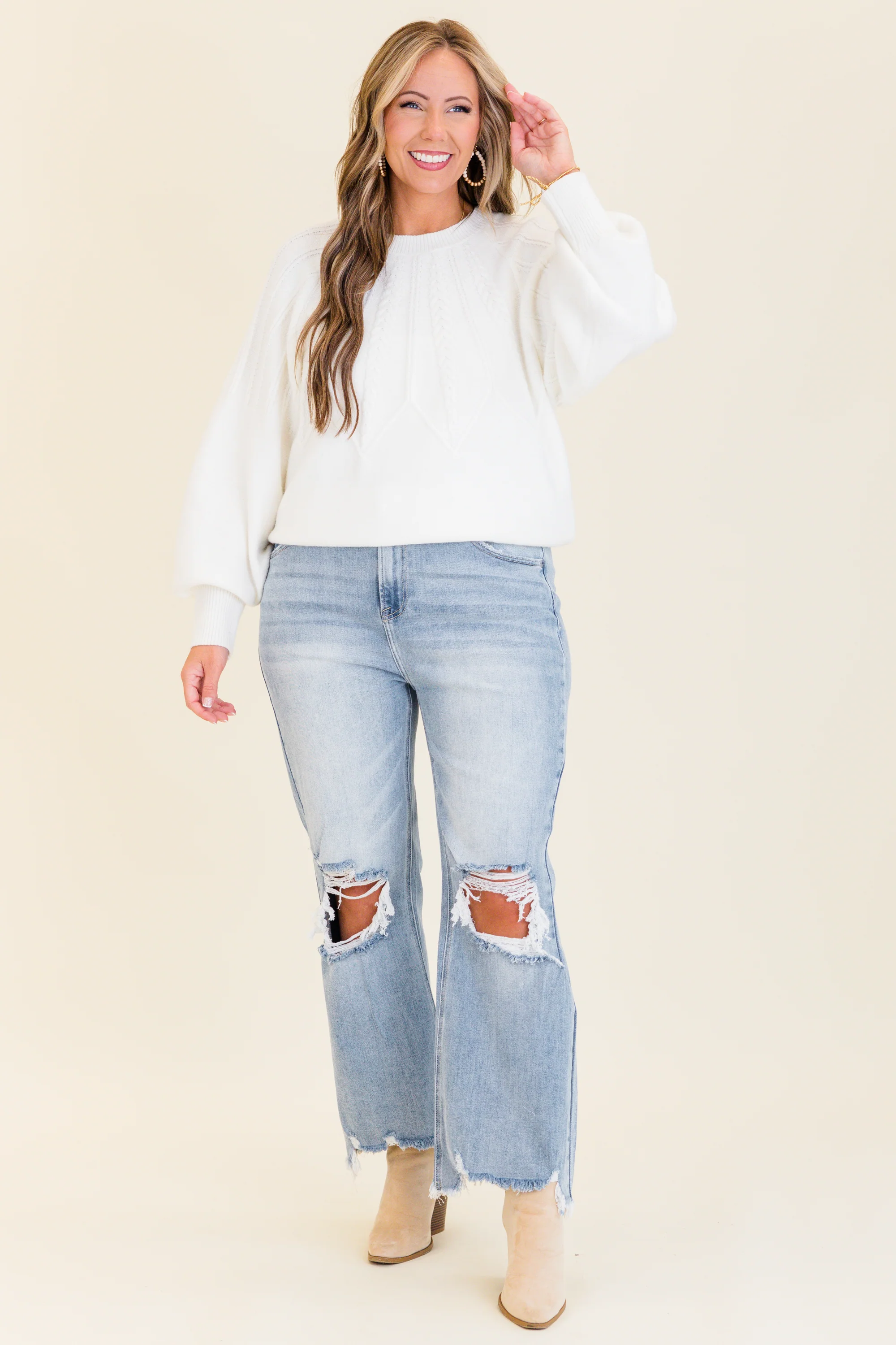 No Secrets Jeans, Light Wash - Giverhouse