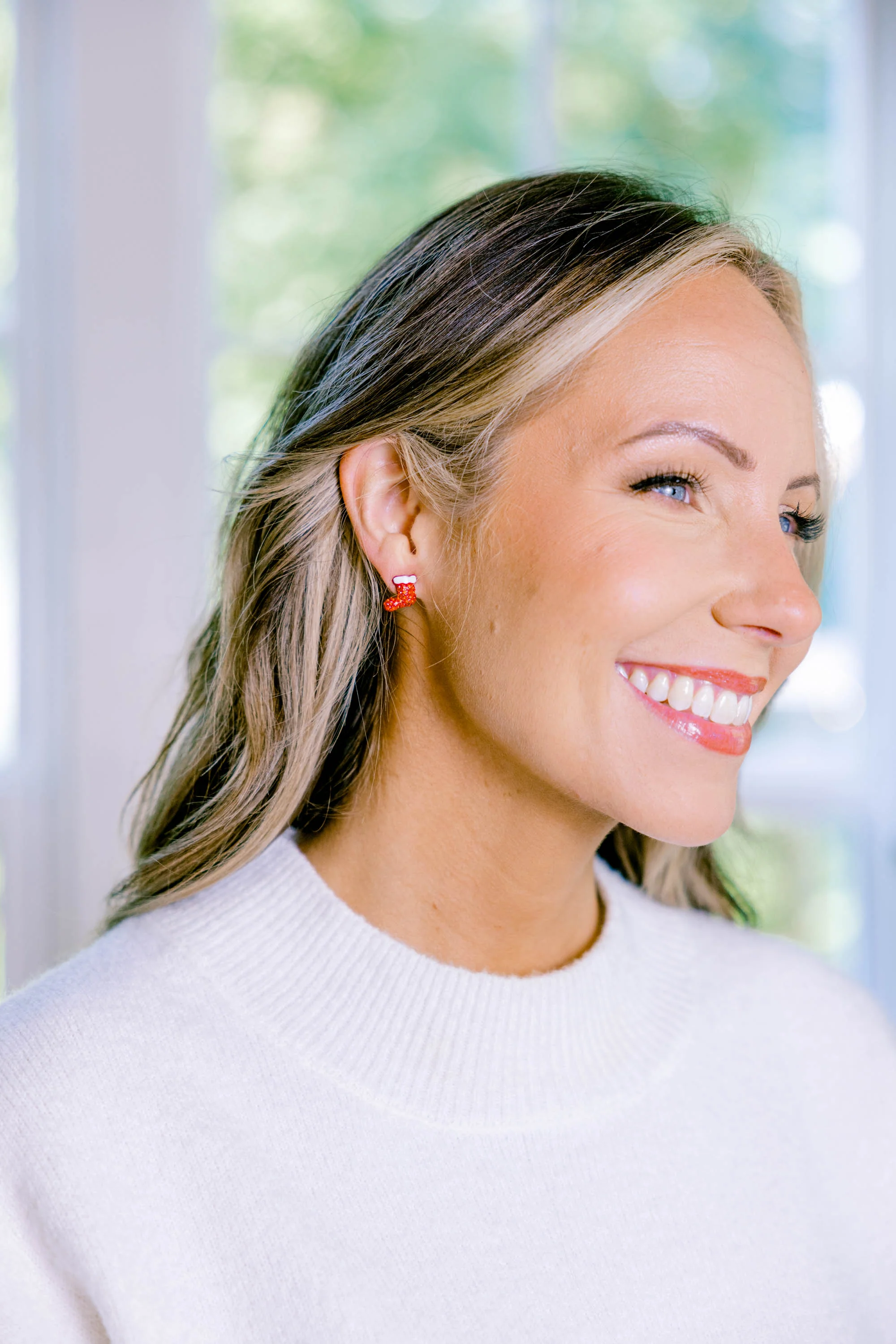 Christmas Stocking Studs, Red - Giverhouse