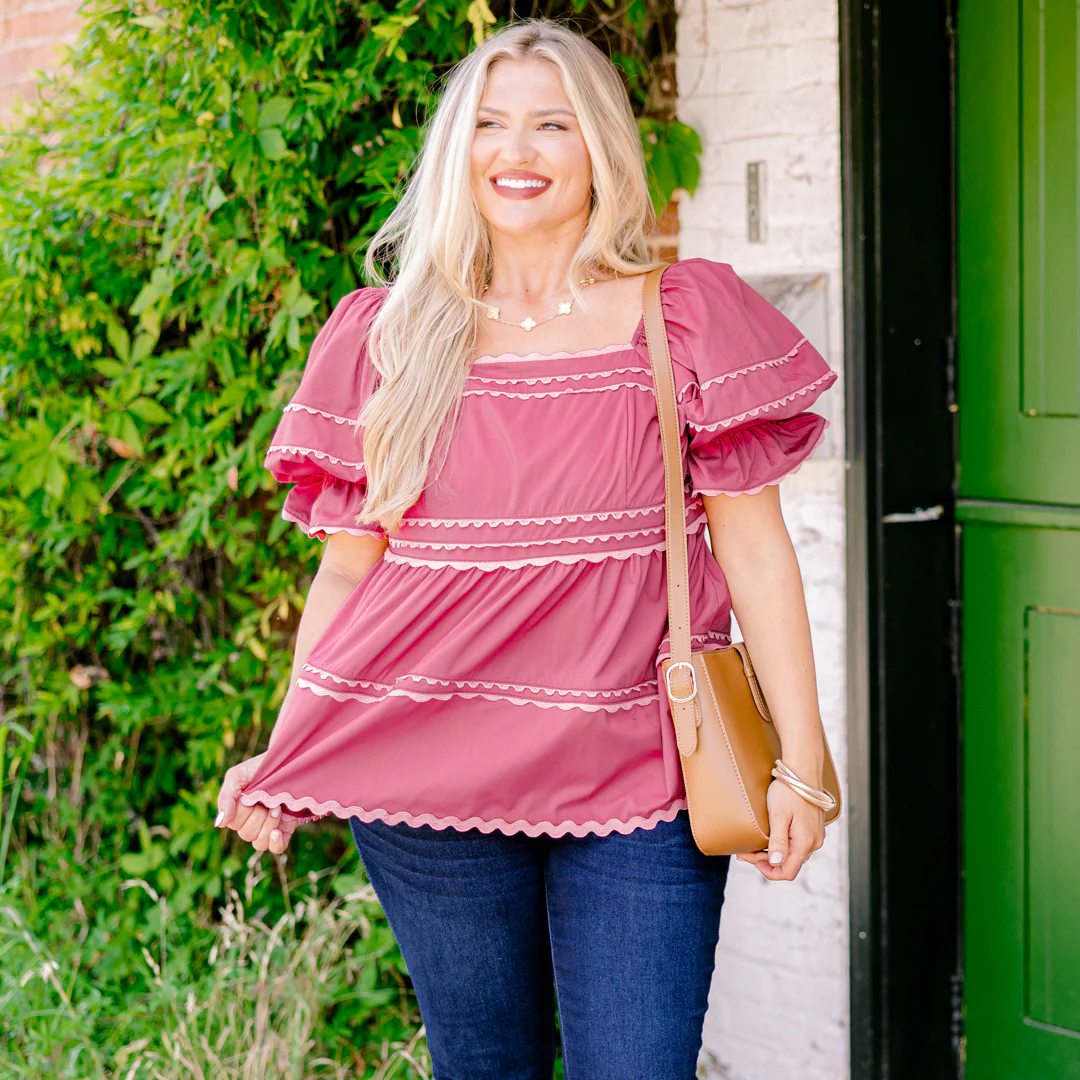 Stellar Beauty Top, Pink - Giverhouse