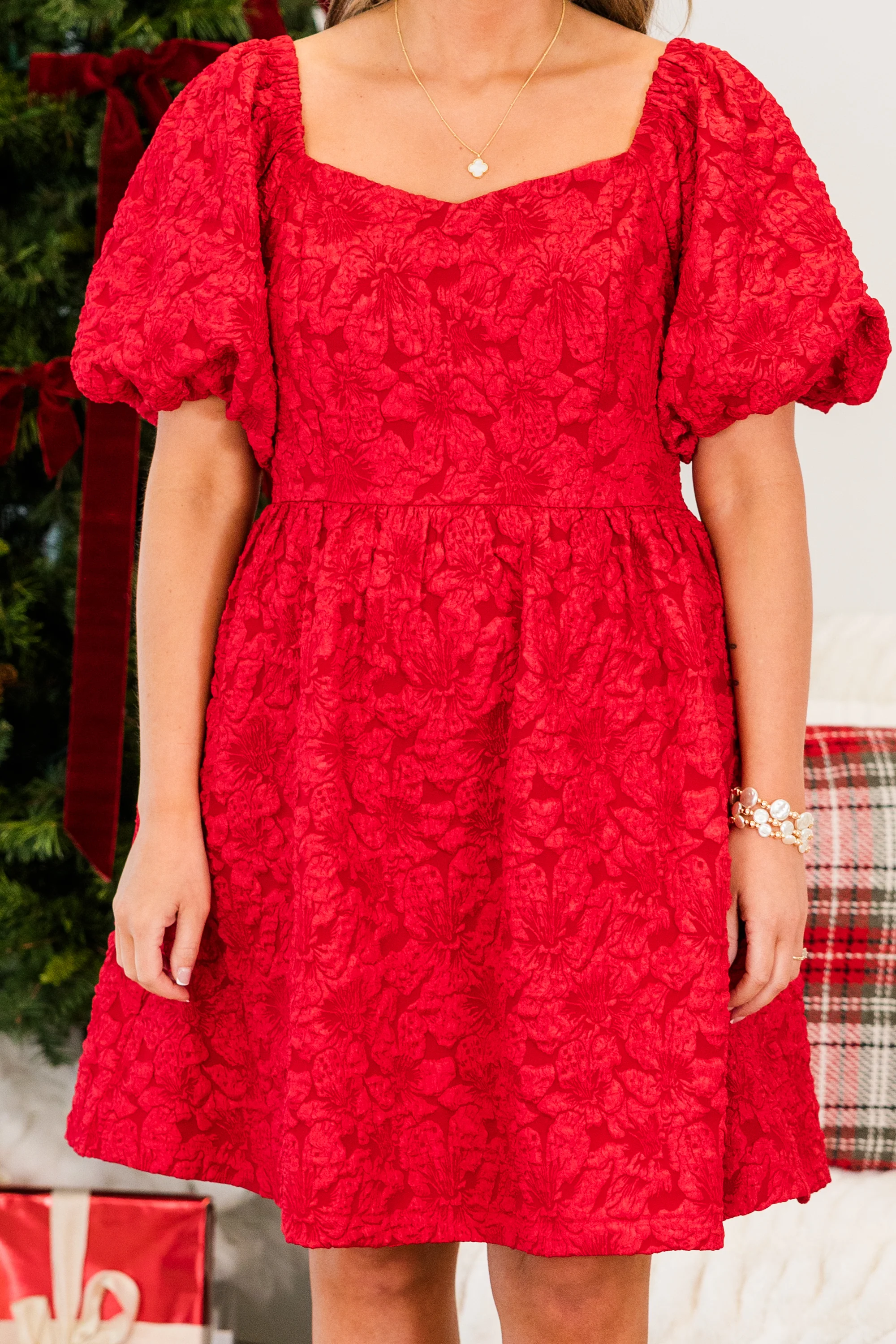 Feel The Magic Dress, Red - Giverhouse