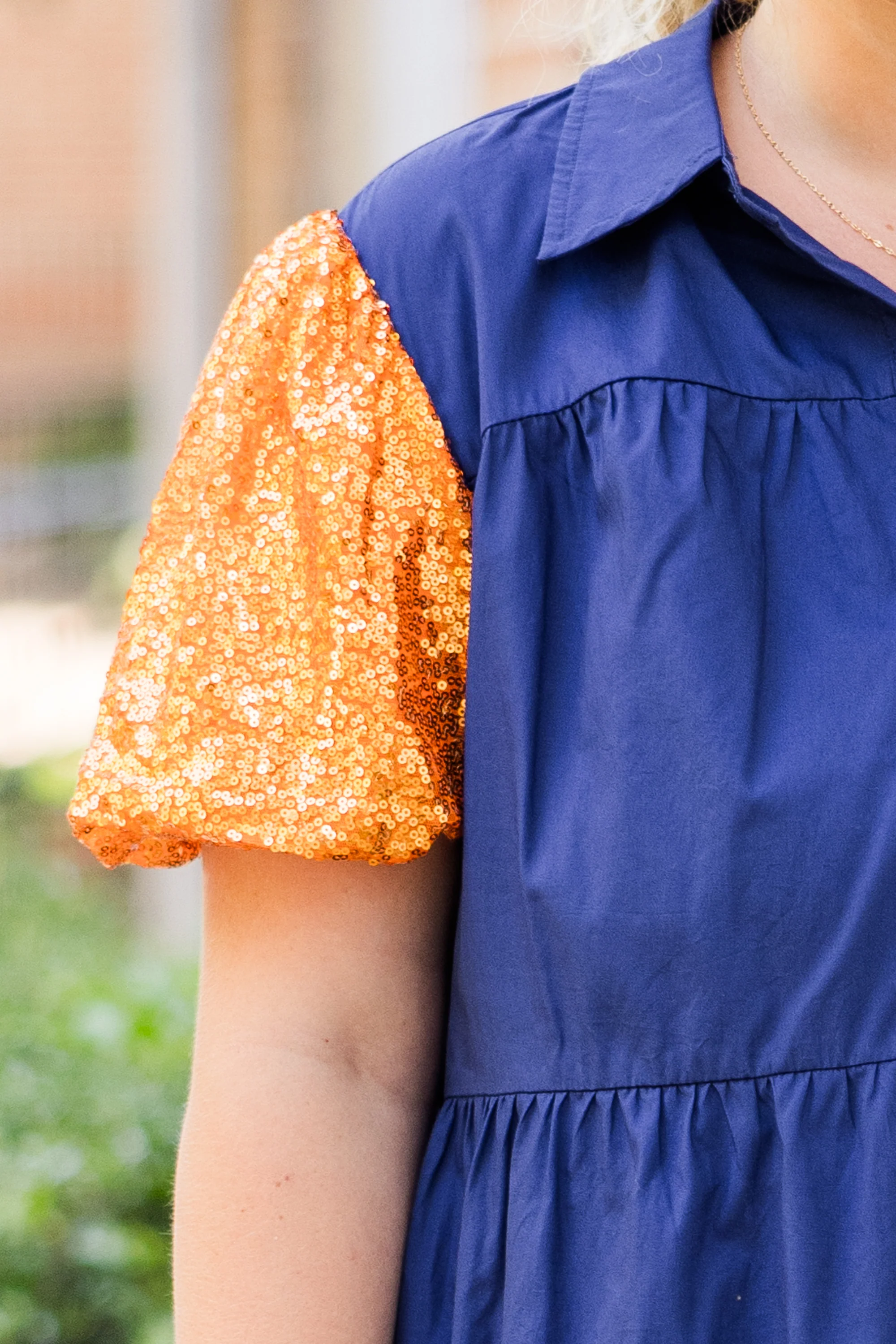 Game Day Glam Dress, Orange - Giverhouse