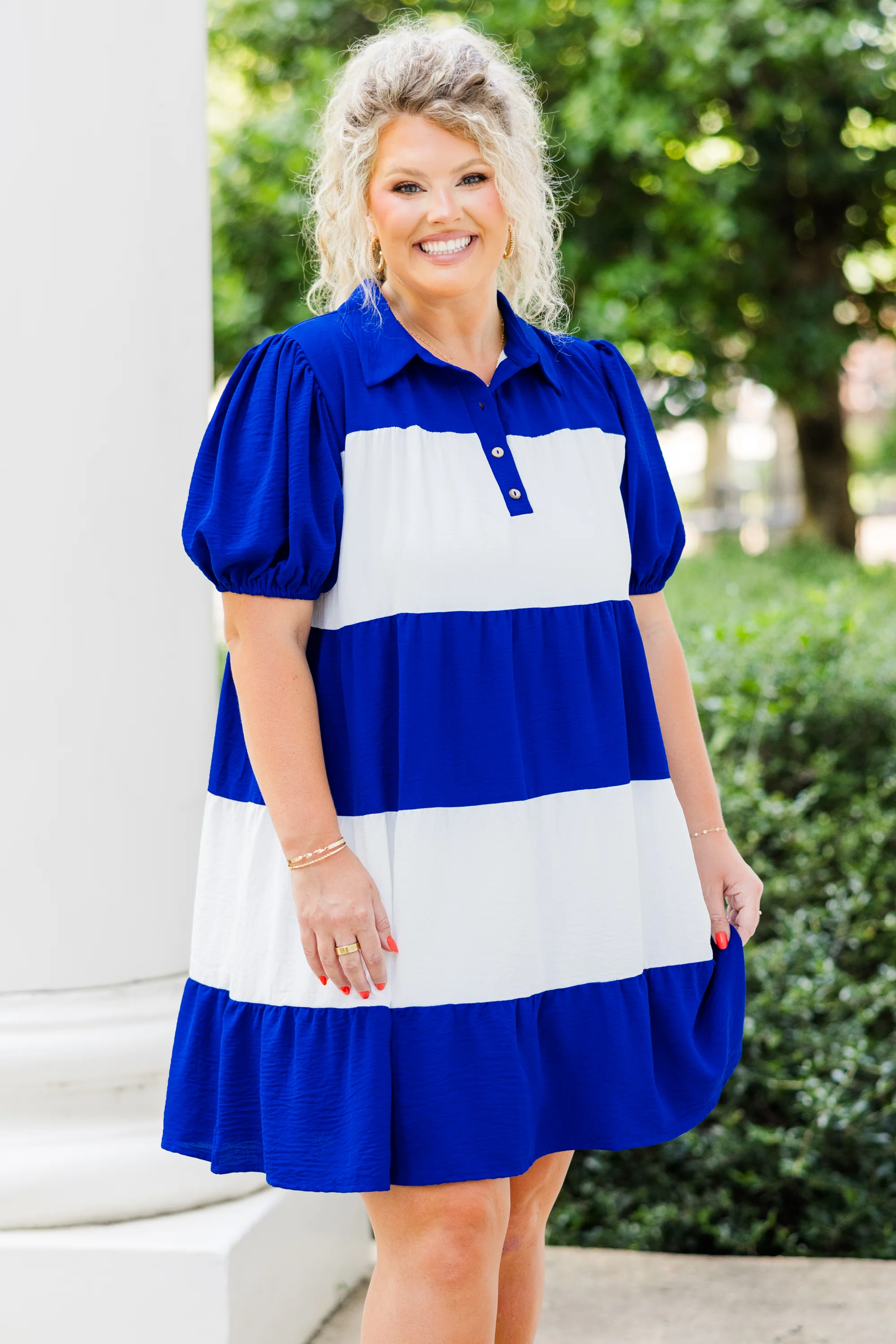 We Are The Champions Dress, Royal Blue - Giverhouse