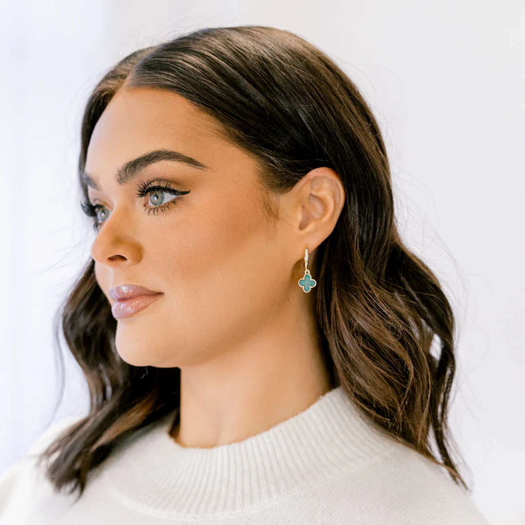 Always Lucky Earrings, Green - Giverhouse