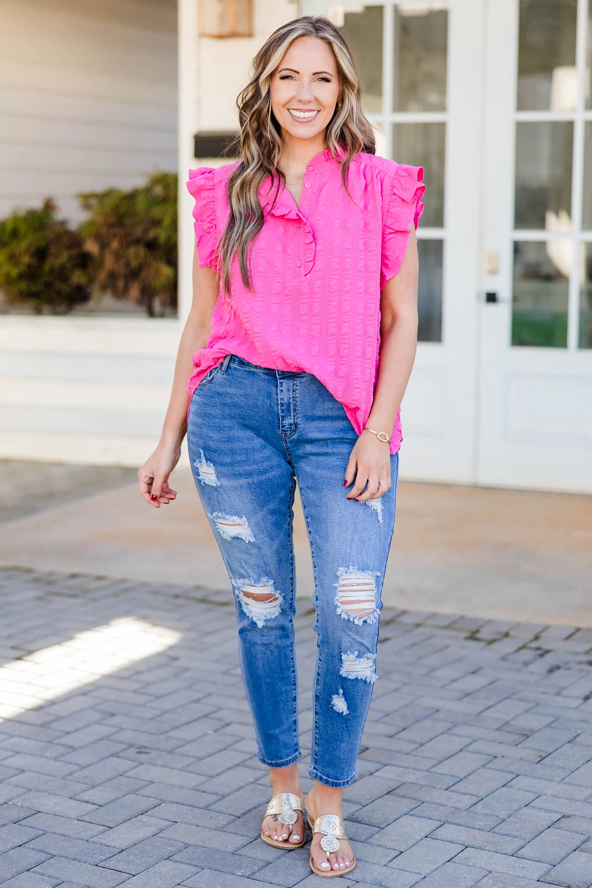 Trying To Go Jeans, Medium Wash - Giverhouse