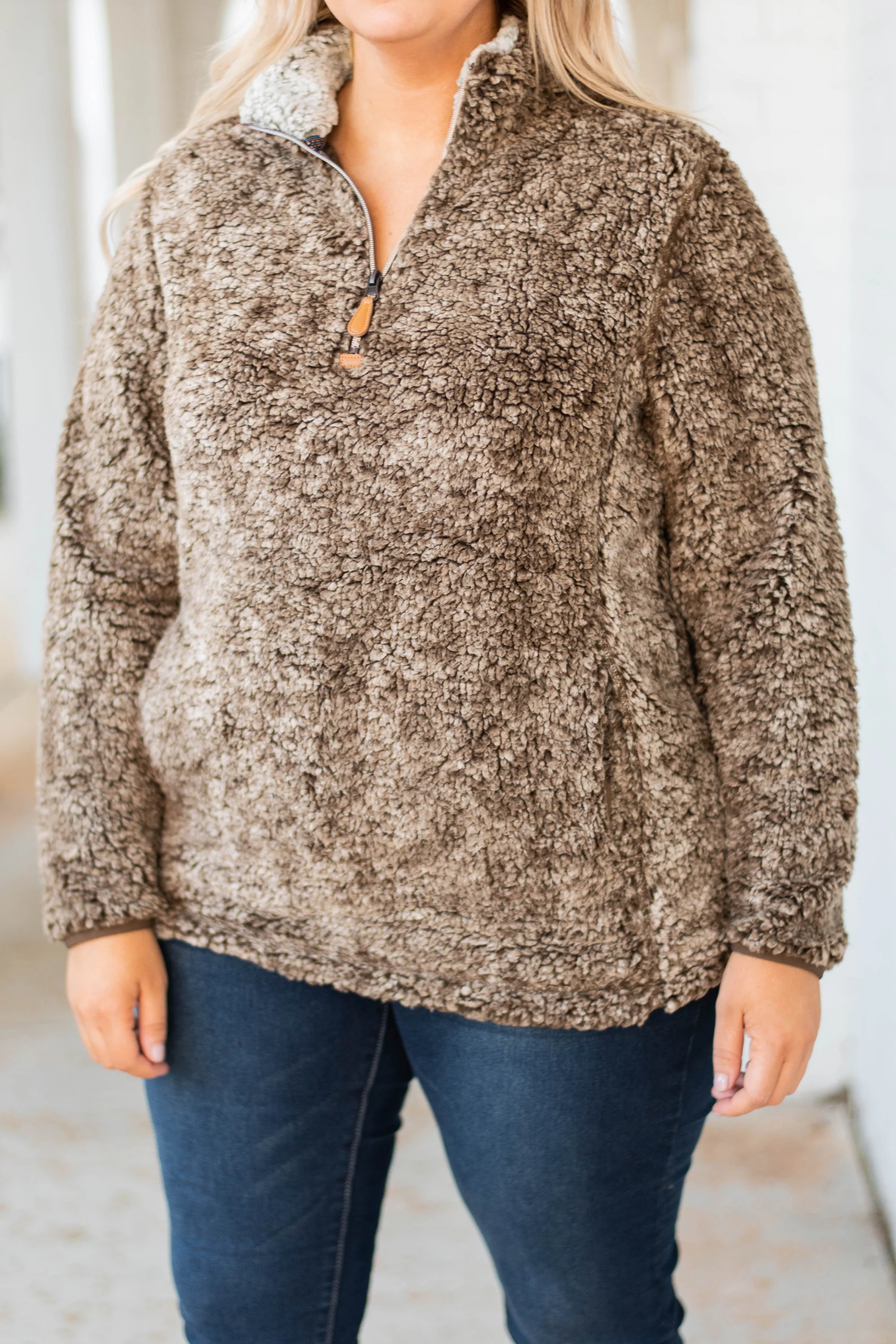 Enchanted Winter Pullover, Brown - Giverhouse