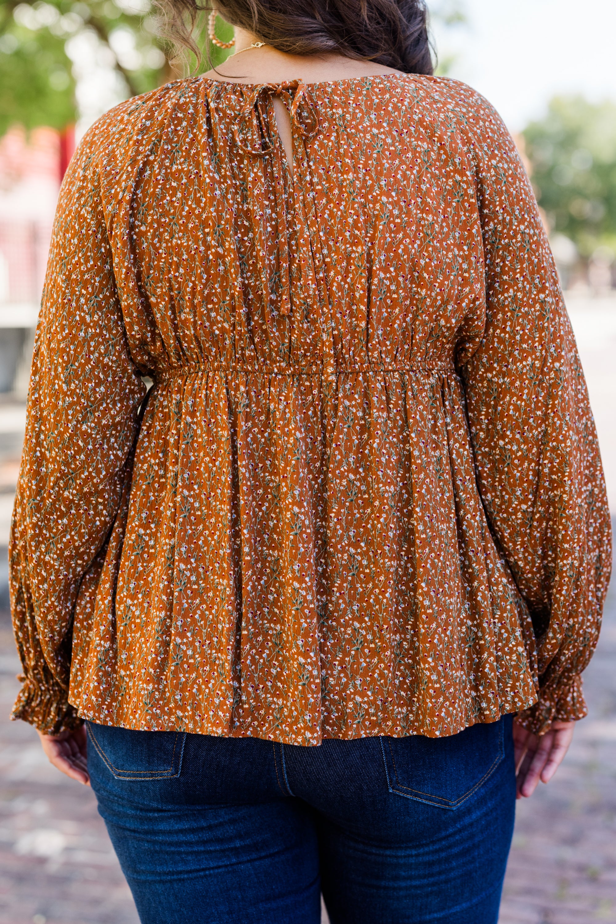 Stay In Love Top, Brown - Giverhouse